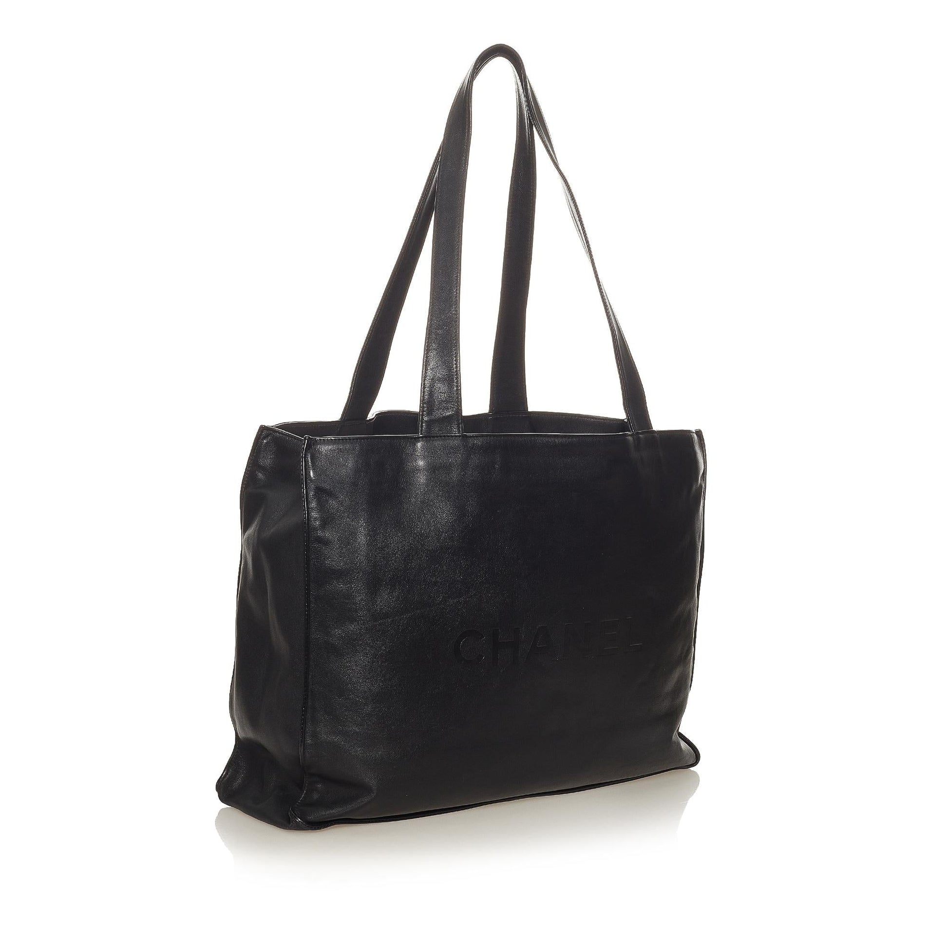 Chanel CC Lambskin SHG Leather Tote Bag