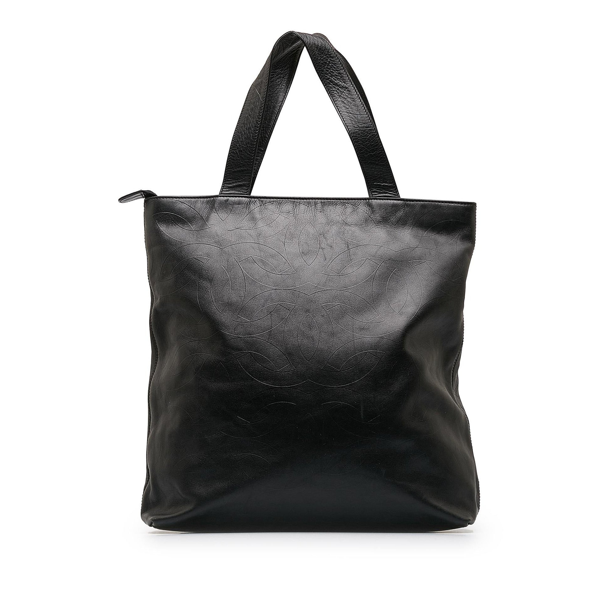 Chanel CC Lambskin SHG-XkJzTx Leather Tote Bag