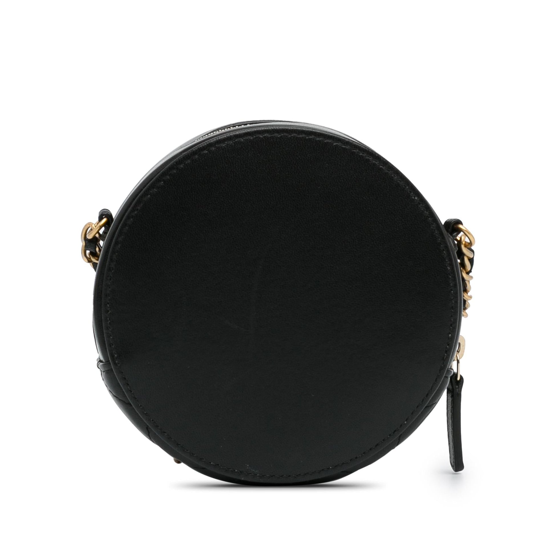 Chanel CC Lambskin Lucky Charms Round SHG-MZAbpr Key Chain