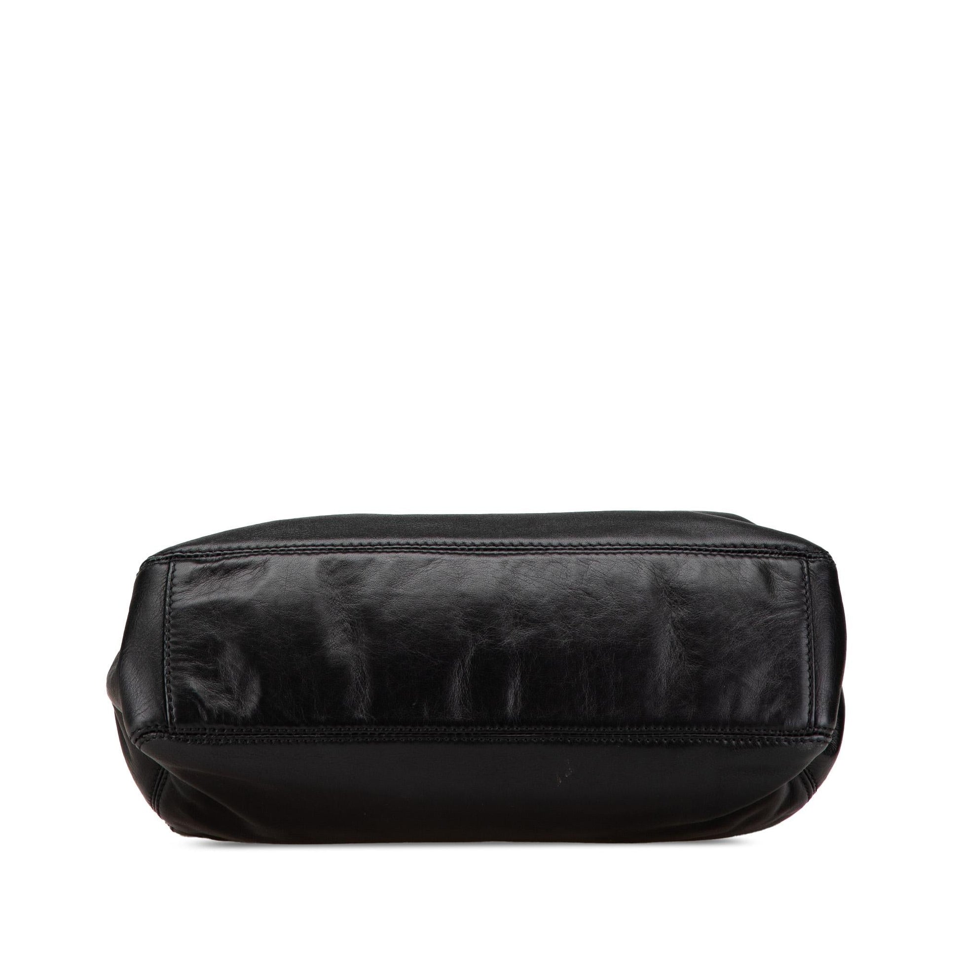 Chanel CC Lambskin Tortoise Handle Tote Bag