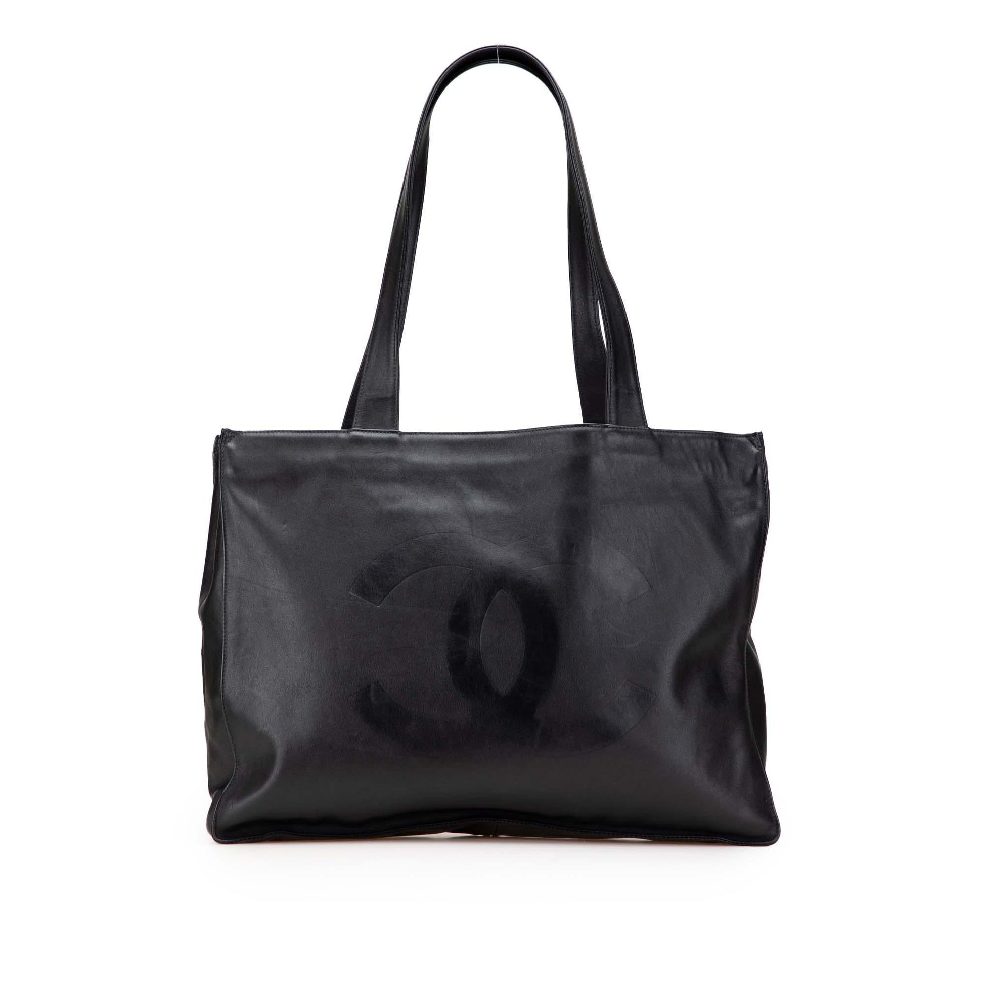 Chanel CC Lambskin Tote Bag Lambskin Tote