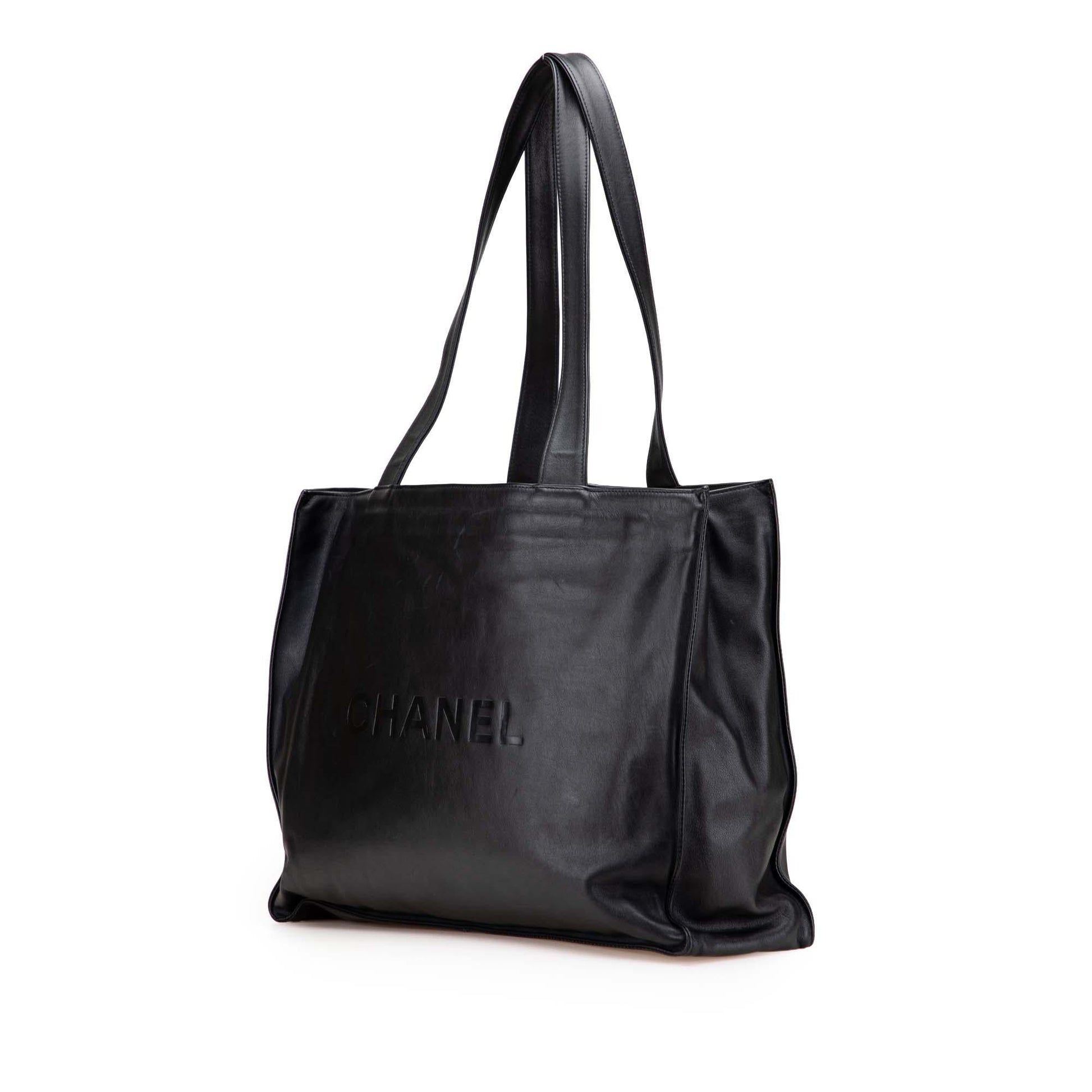 Chanel CC Lambskin Tote Bag Lambskin Tote