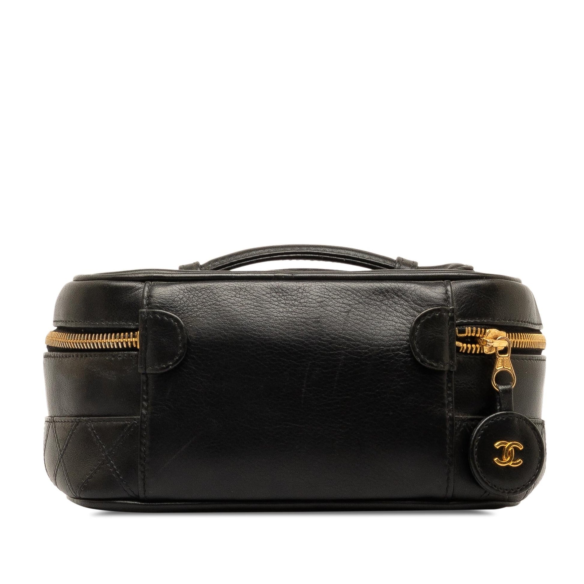Chanel Cc Lambskin Vanity Case (Shg-Us9Oms) Bag