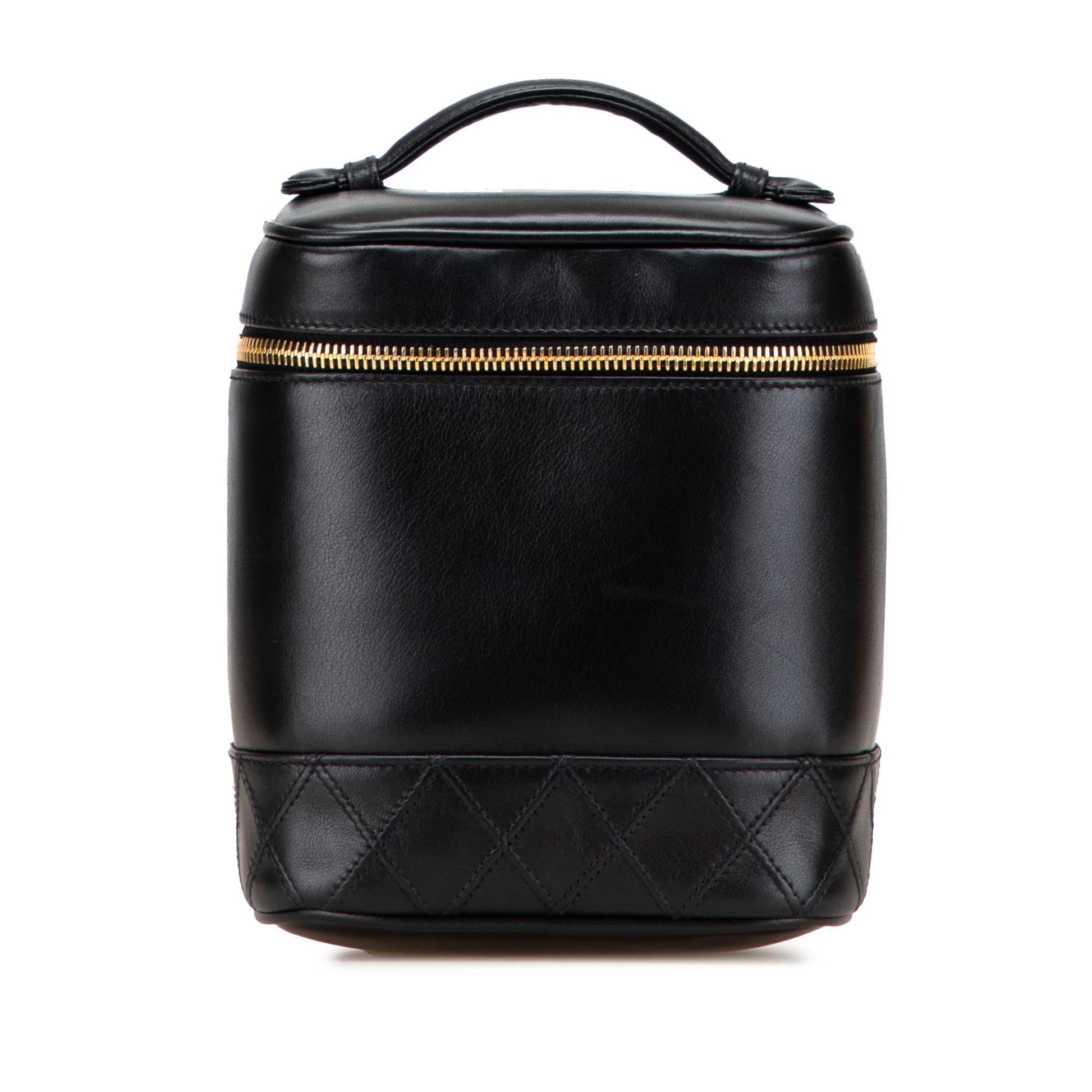 Chanel CC Lambskin Vanity Handbag