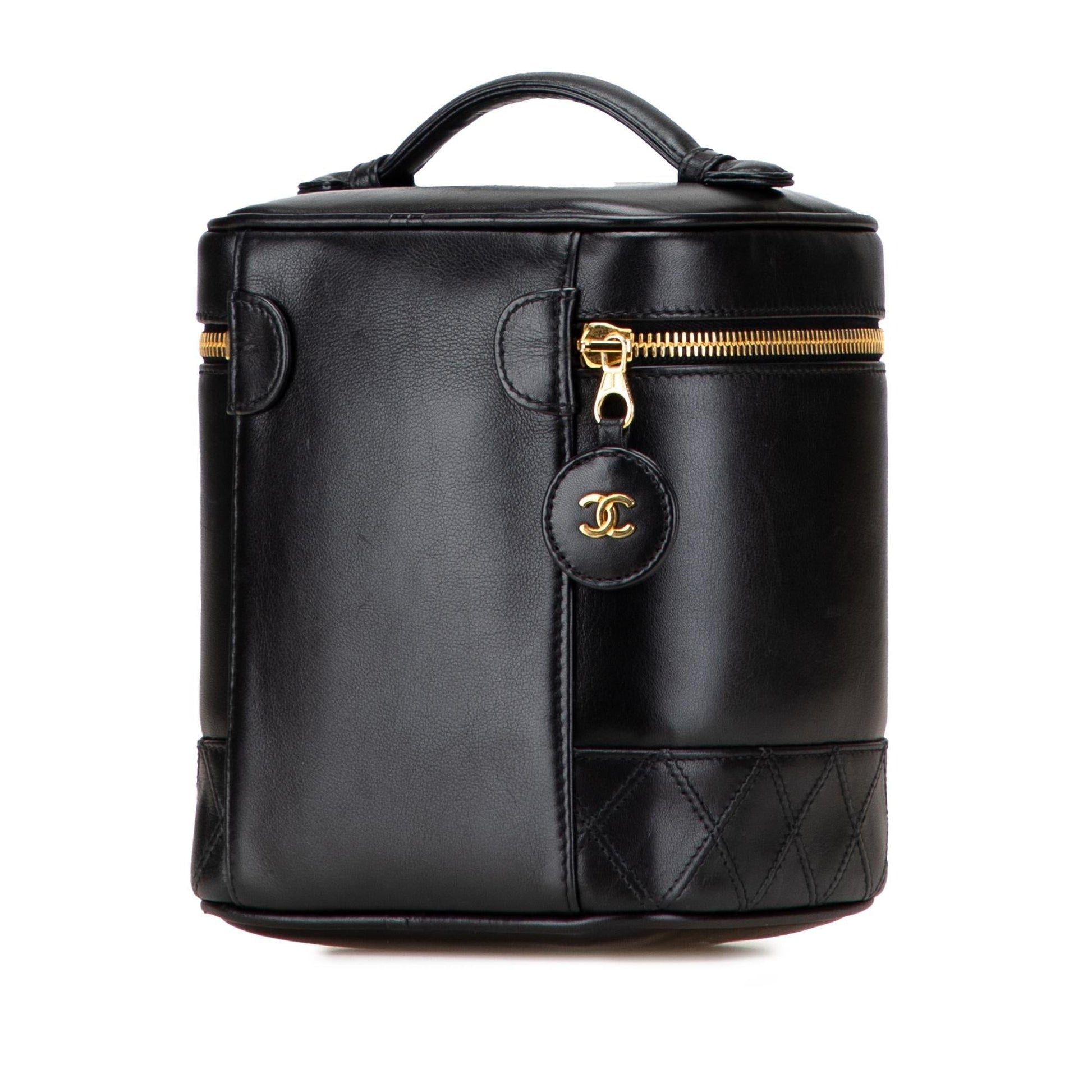 Chanel CC Lambskin Vanity Handbag