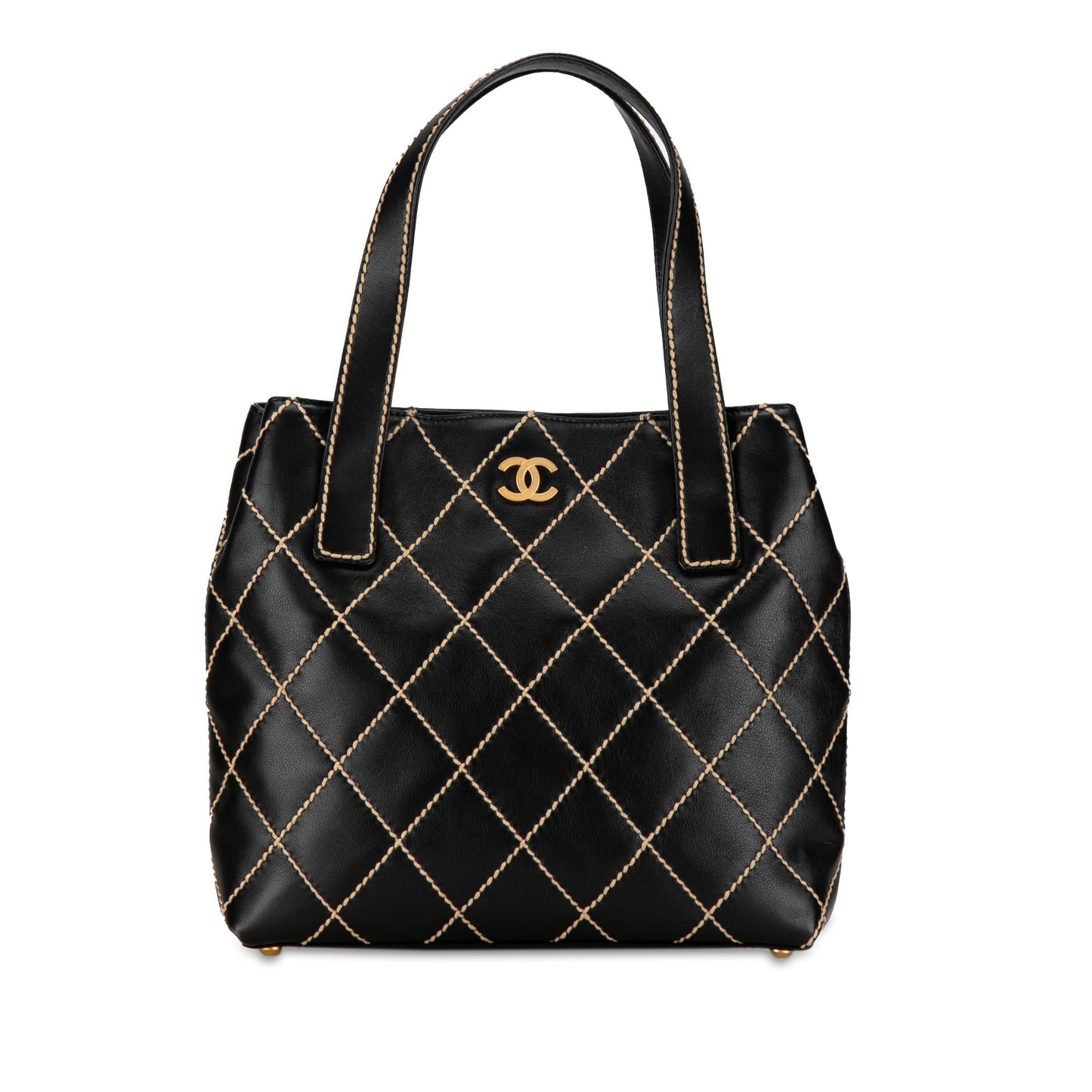 Chanel CC Lambskin Wild Stitch SHG-tARkez Handbag