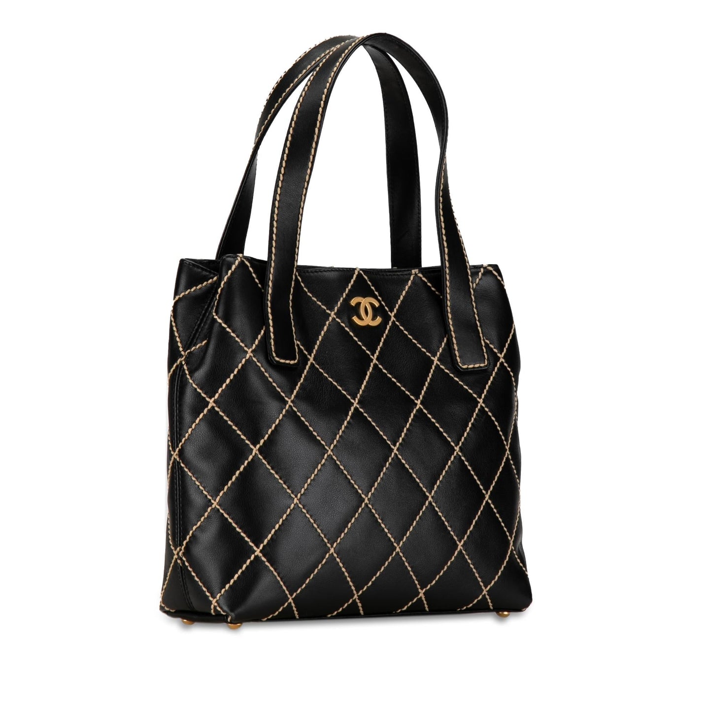 Chanel CC Lambskin Wild Stitch SHG-tARkez Handbag