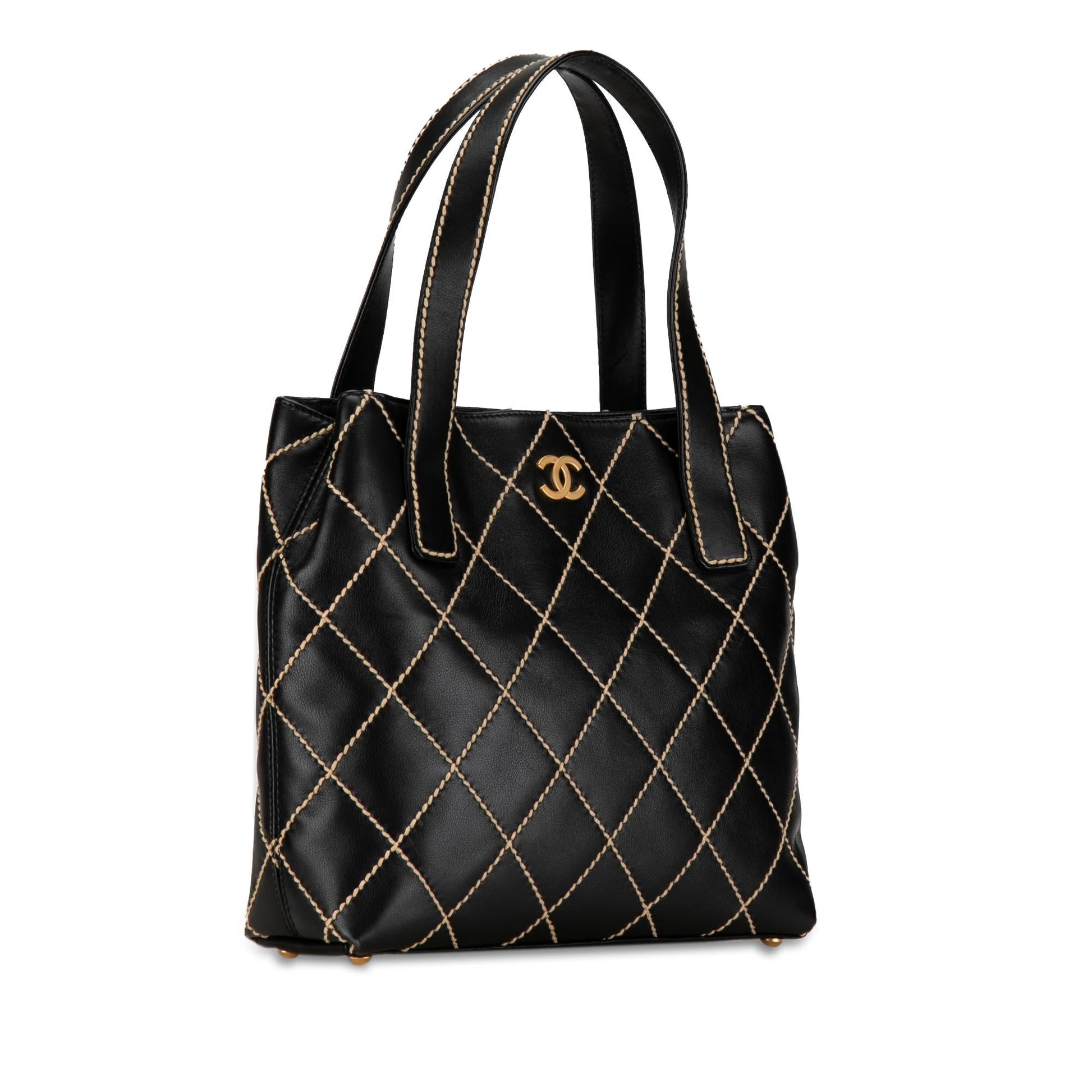 Chanel CC Lambskin Wild Stitch SHG-tARkez Handbag