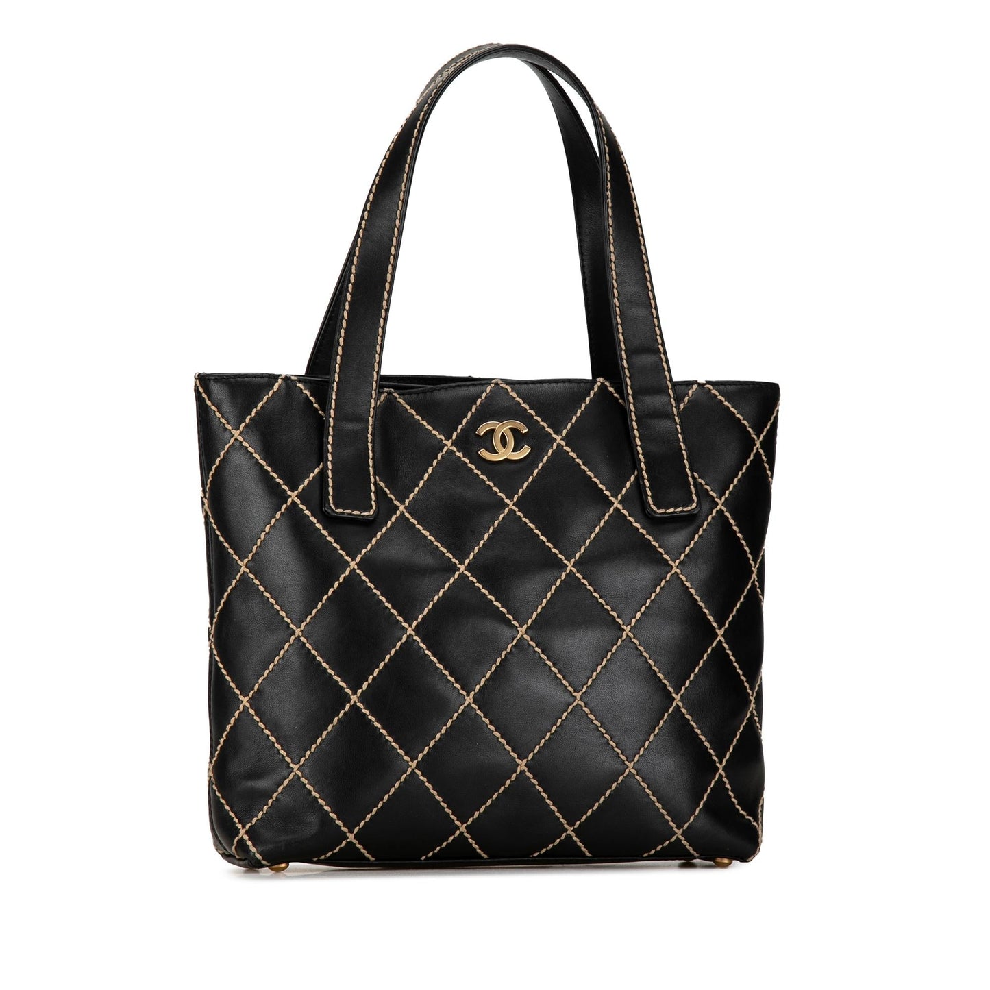 Chanel CC Lambskin Wild Stitch SHG-aqtoNm Handbag