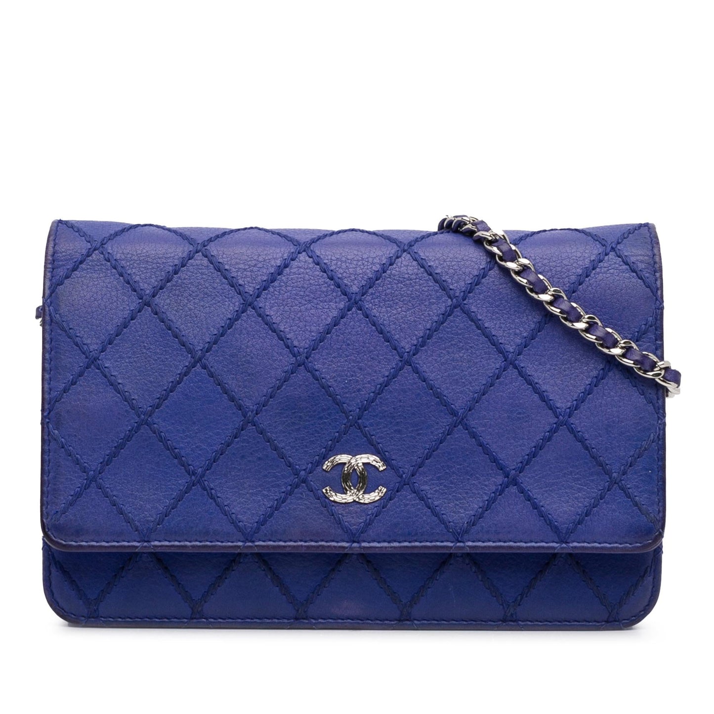 Chanel CC Lambskin Wild Stitch on SHG-IF20c2 Wallet Case