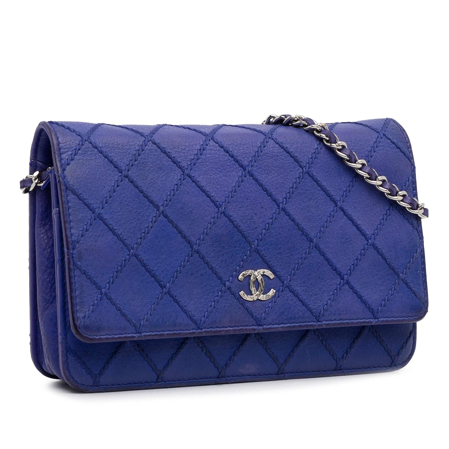 Chanel CC Lambskin Wild Stitch on SHG-IF20c2 Wallet Case