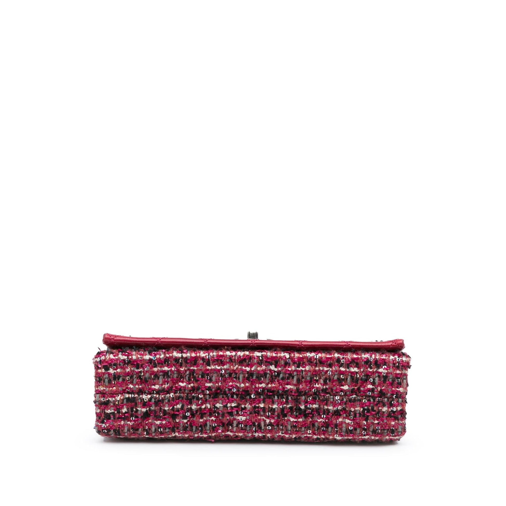 Chanel CC Lambskin Tweed Flap Handbag