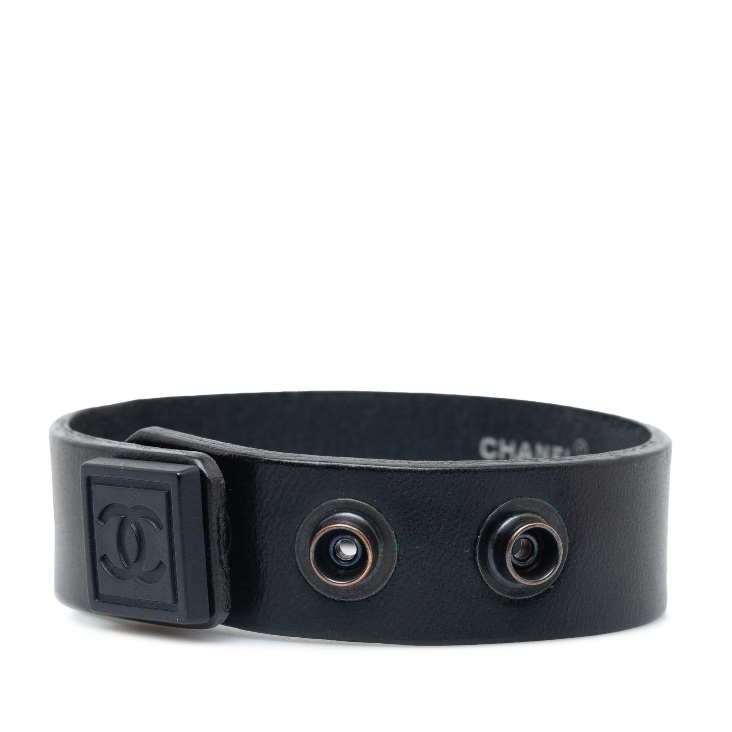 Chanel CC Leather Bracelet (SHG-2iL8dU)