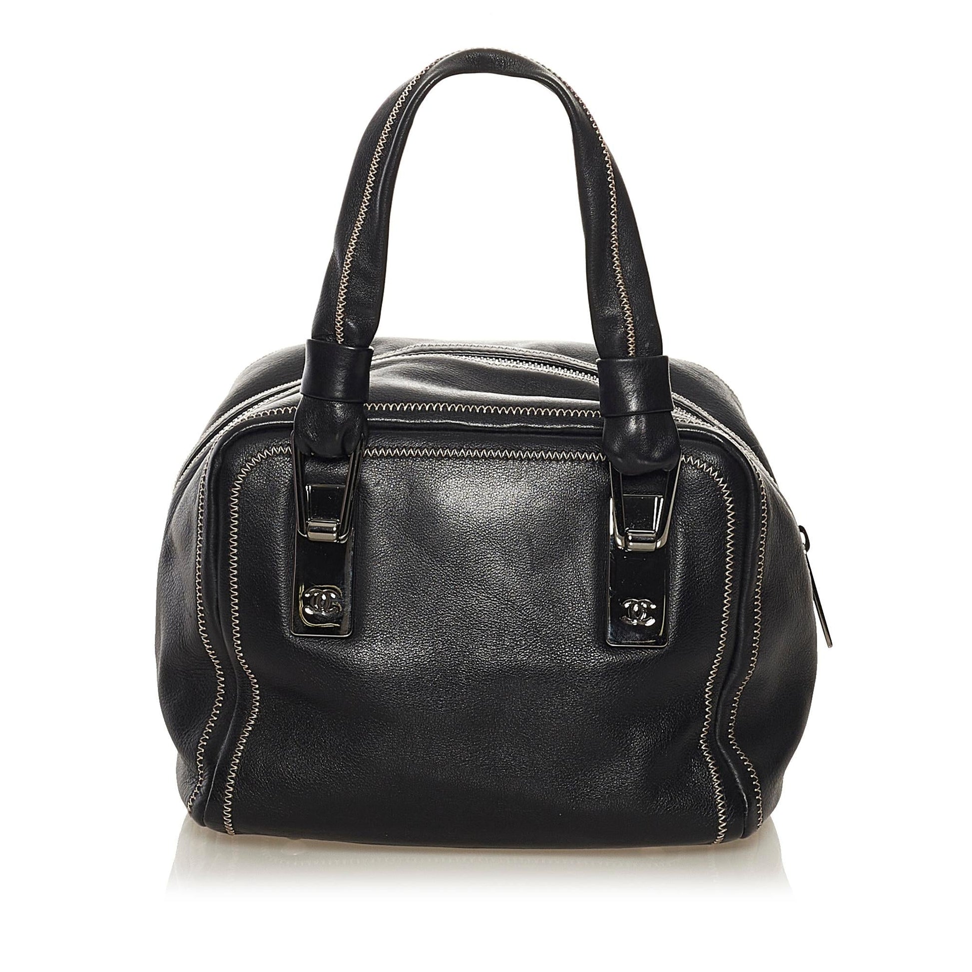 Chanel CC SHG Leather Handbag