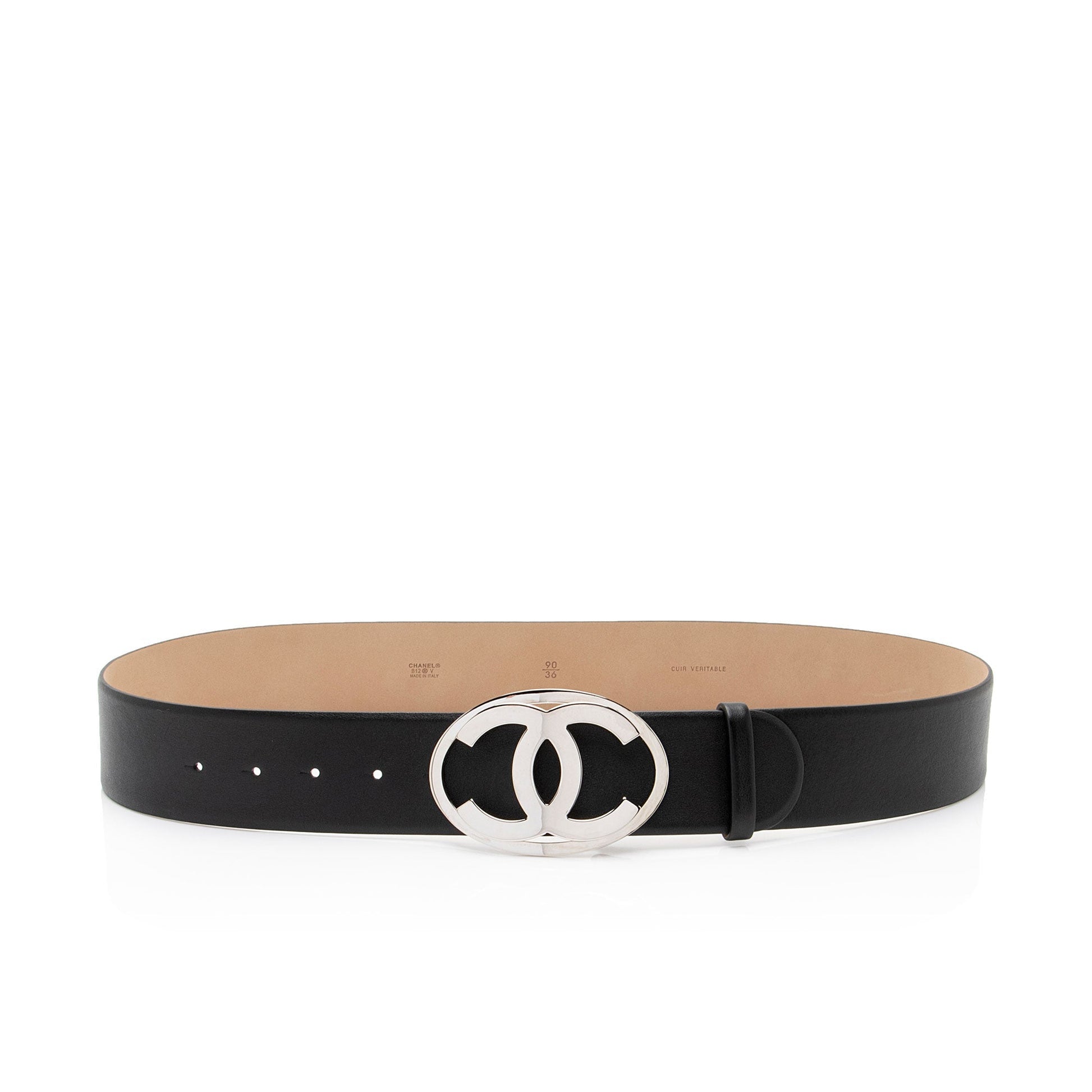 Chanel Cc Logo Belt - Size 36 90 (Shf-5Kf8I3) Bag