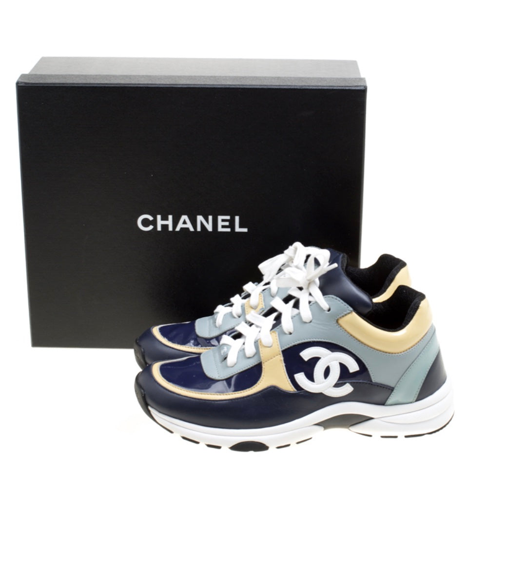 Chanel CC Low Top Trainer Sneakers for Women