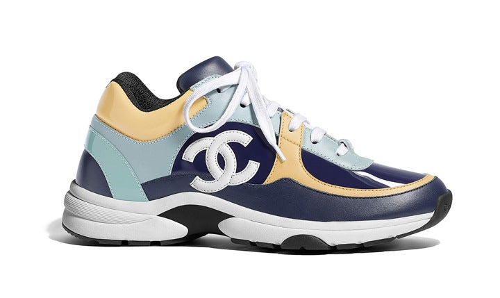 CHANEL CC LOW-TOP TRAINER SNEAKERS