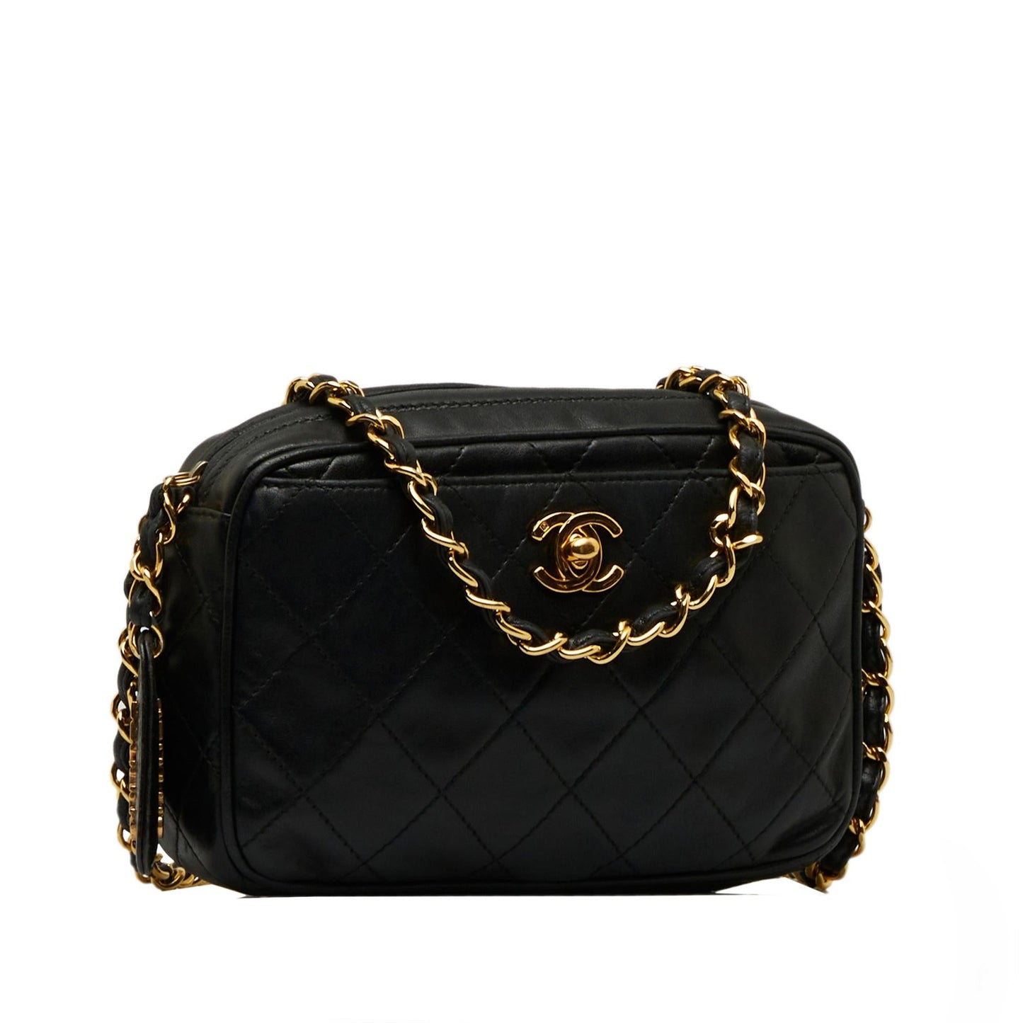 Chanel CC Matelasse Lambskin Camera SHG-QimvSc Crossbody Bag