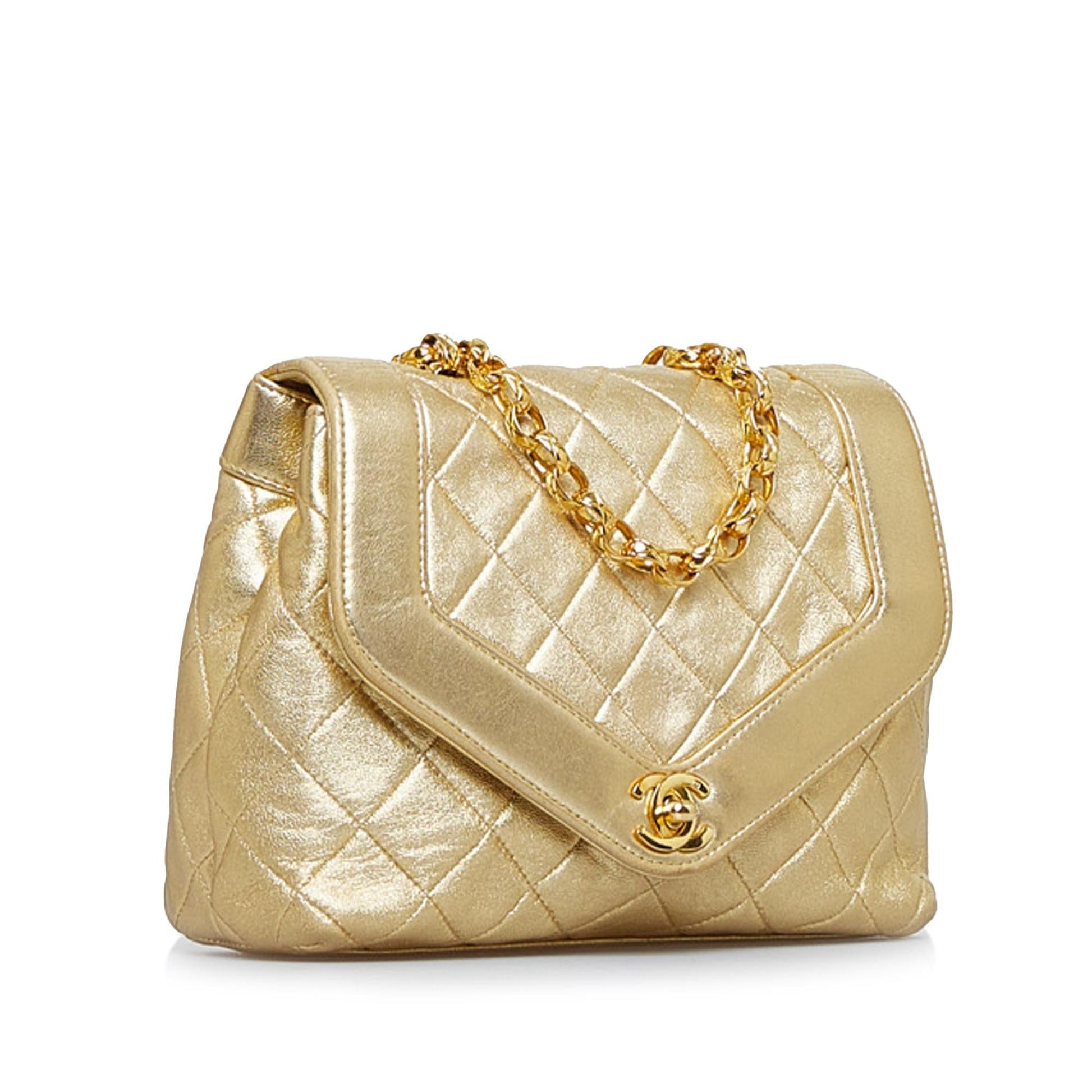 Chanel CC Matelasse Lambskin Flap SHG-5yyzCW Shoulder Bag