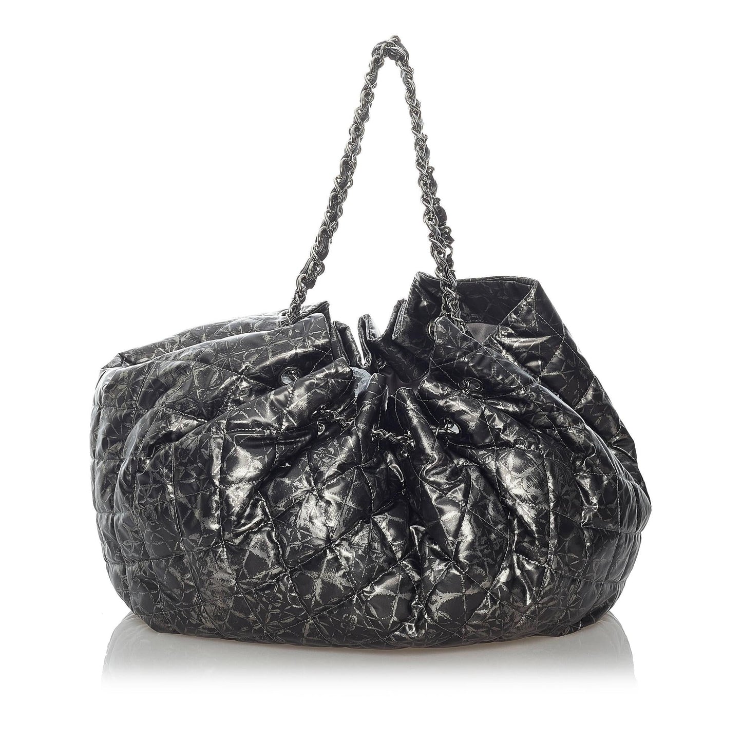 Chanel CC Matelasse Patent SHG Leather Shoulder Bag