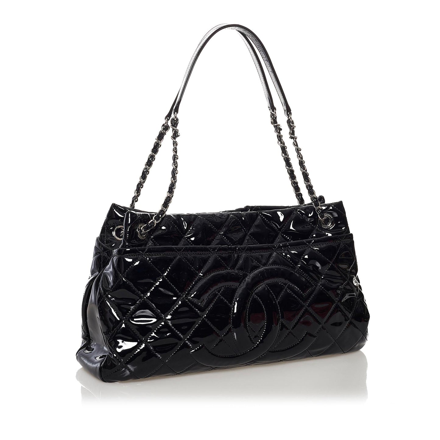 Chanel CC Matelasse Patent SHG-3SUgOV Leather Shoulder Bag