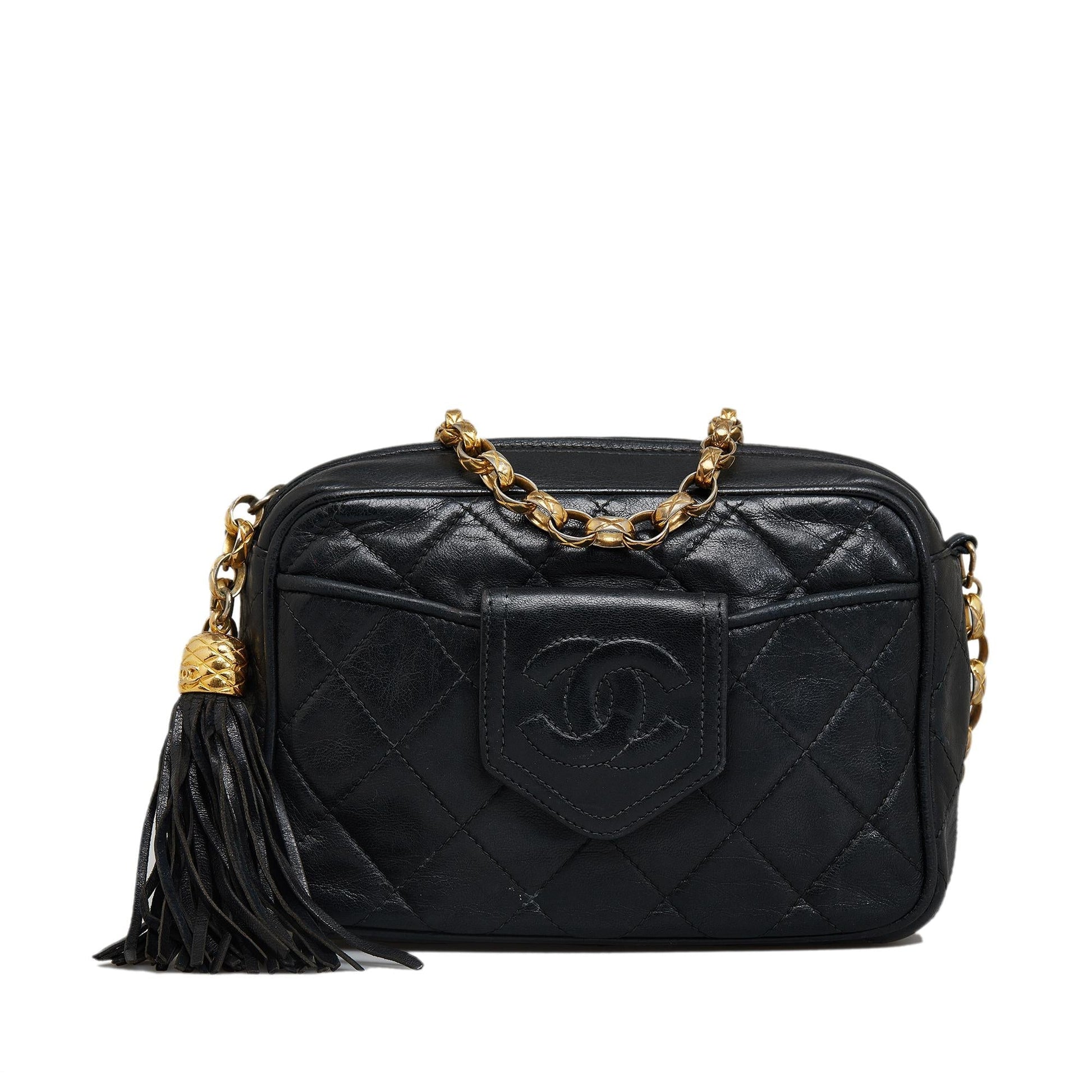 Chanel CC Matelasse Tassel Camera SHG-Y2qSSV Crossbody Bag