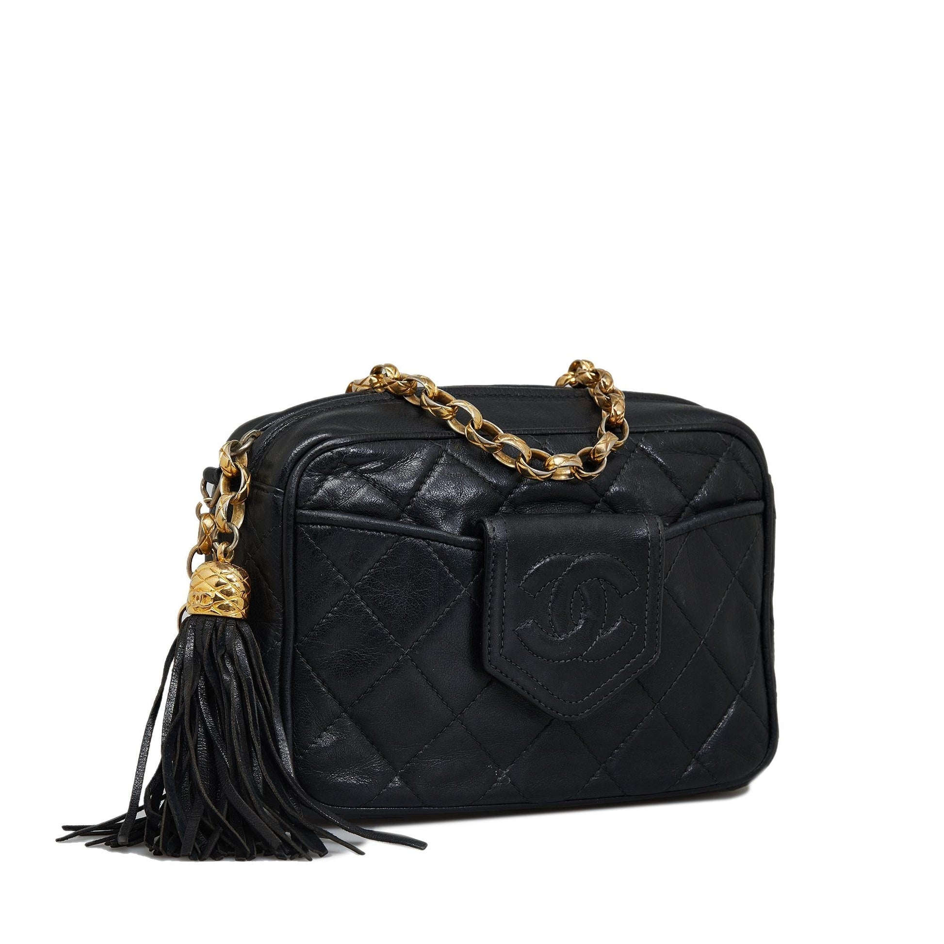 Chanel CC Matelasse Tassel Camera SHG-Y2qSSV Crossbody Bag