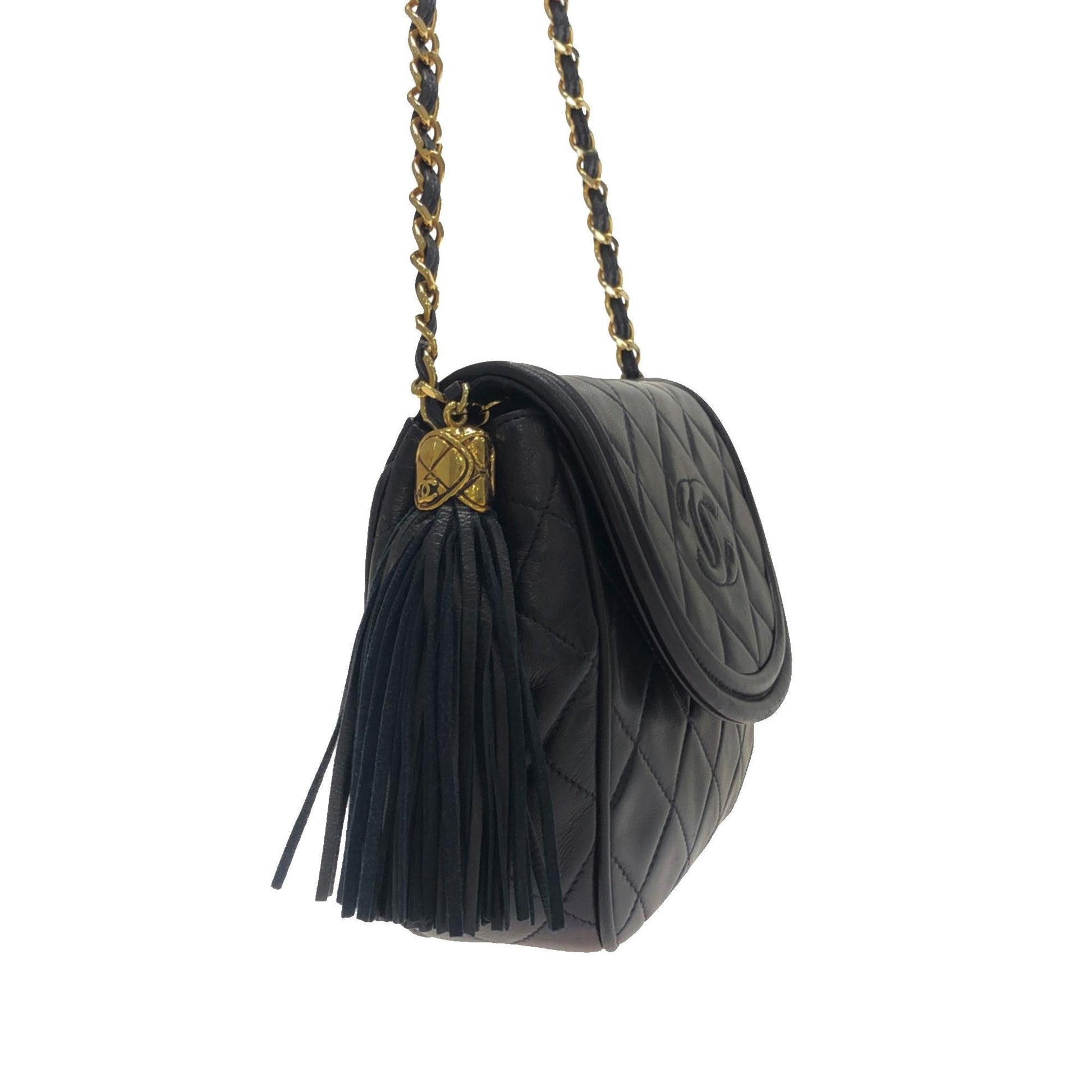 Chanel CC Matelasse Tassel Flap SHG-B4EQcJ Crossbody Bag