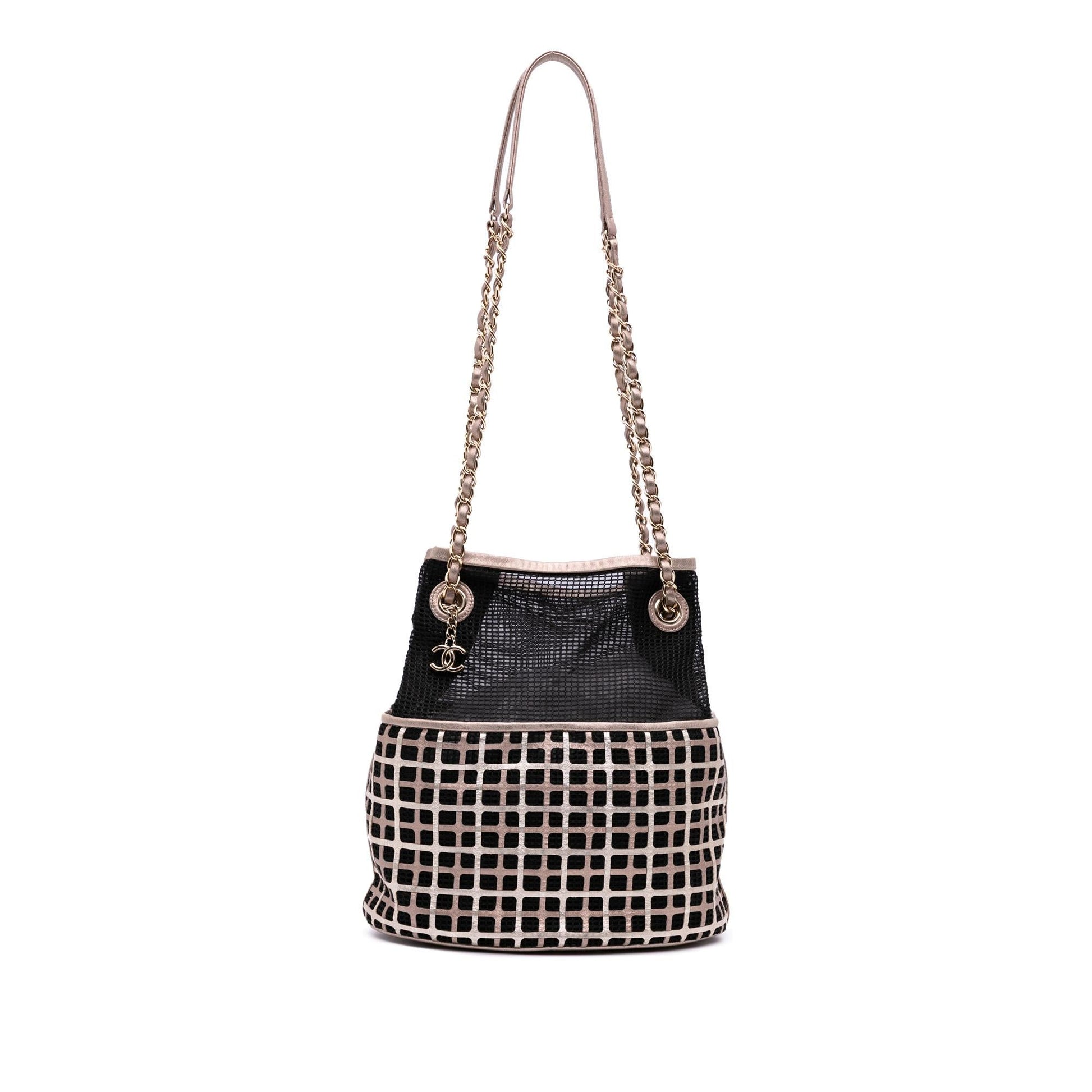 Chanel CC Mesh Bucket Bag