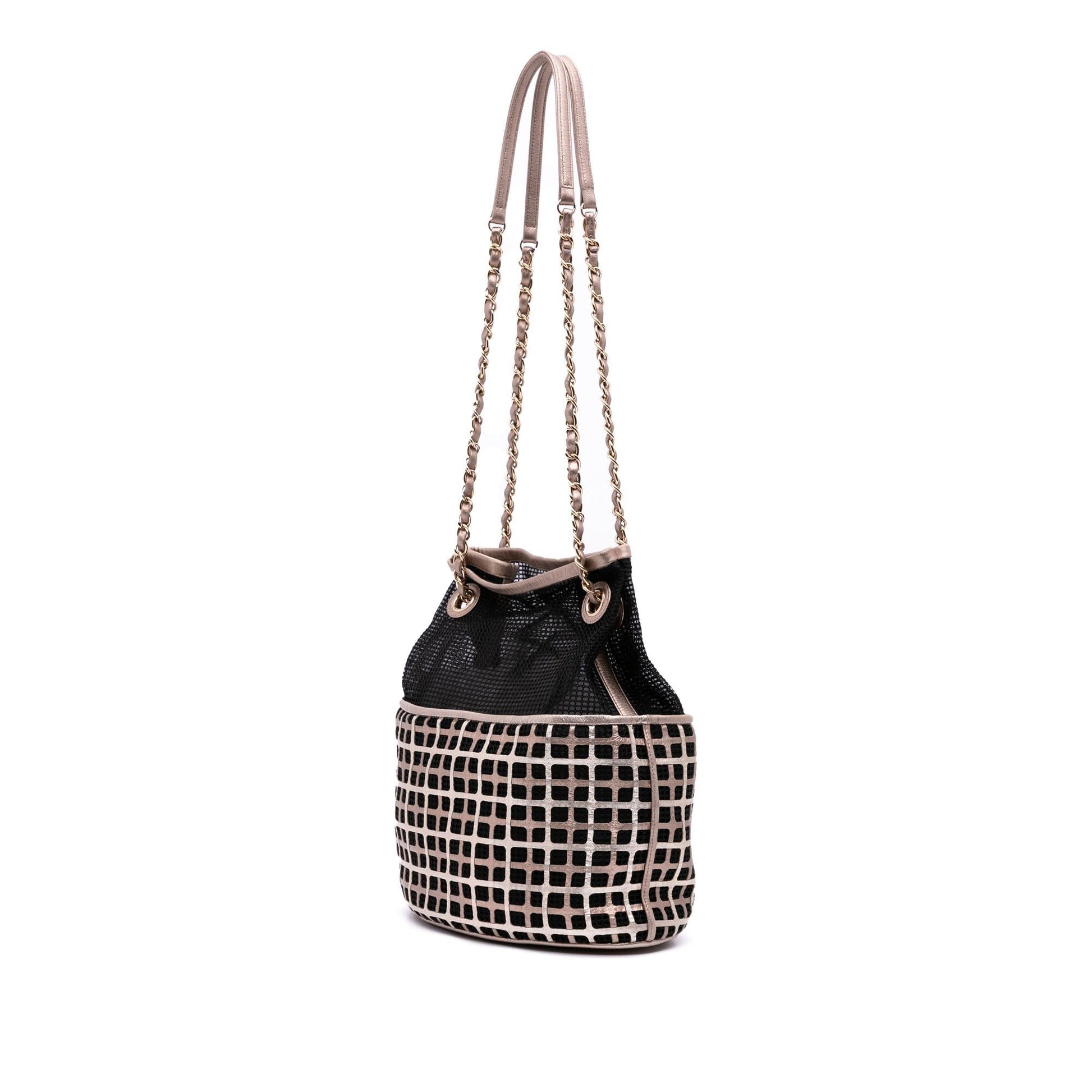 Chanel CC Mesh Bucket Bag