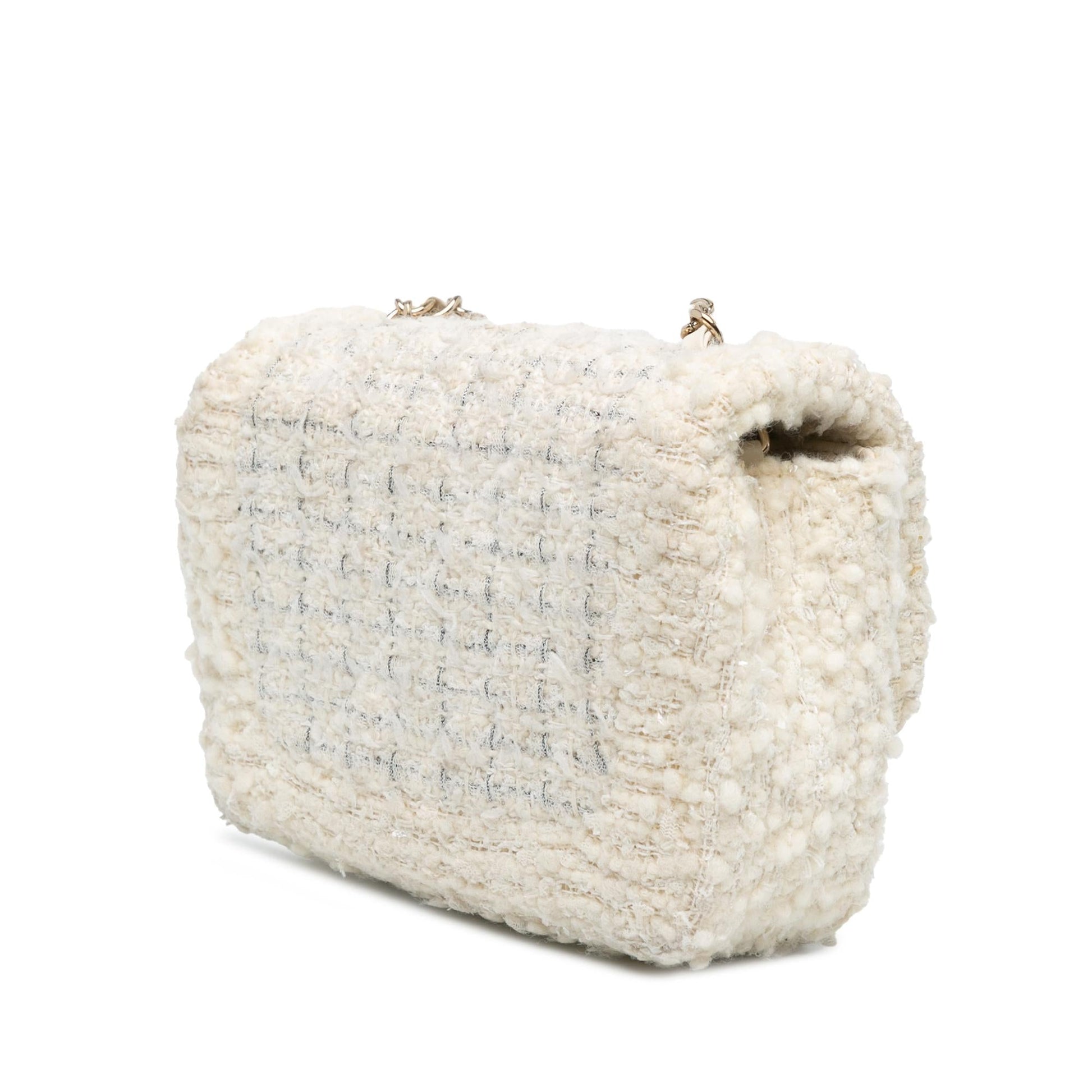 Chanel CC Tweed Flap Crossbody Bag
