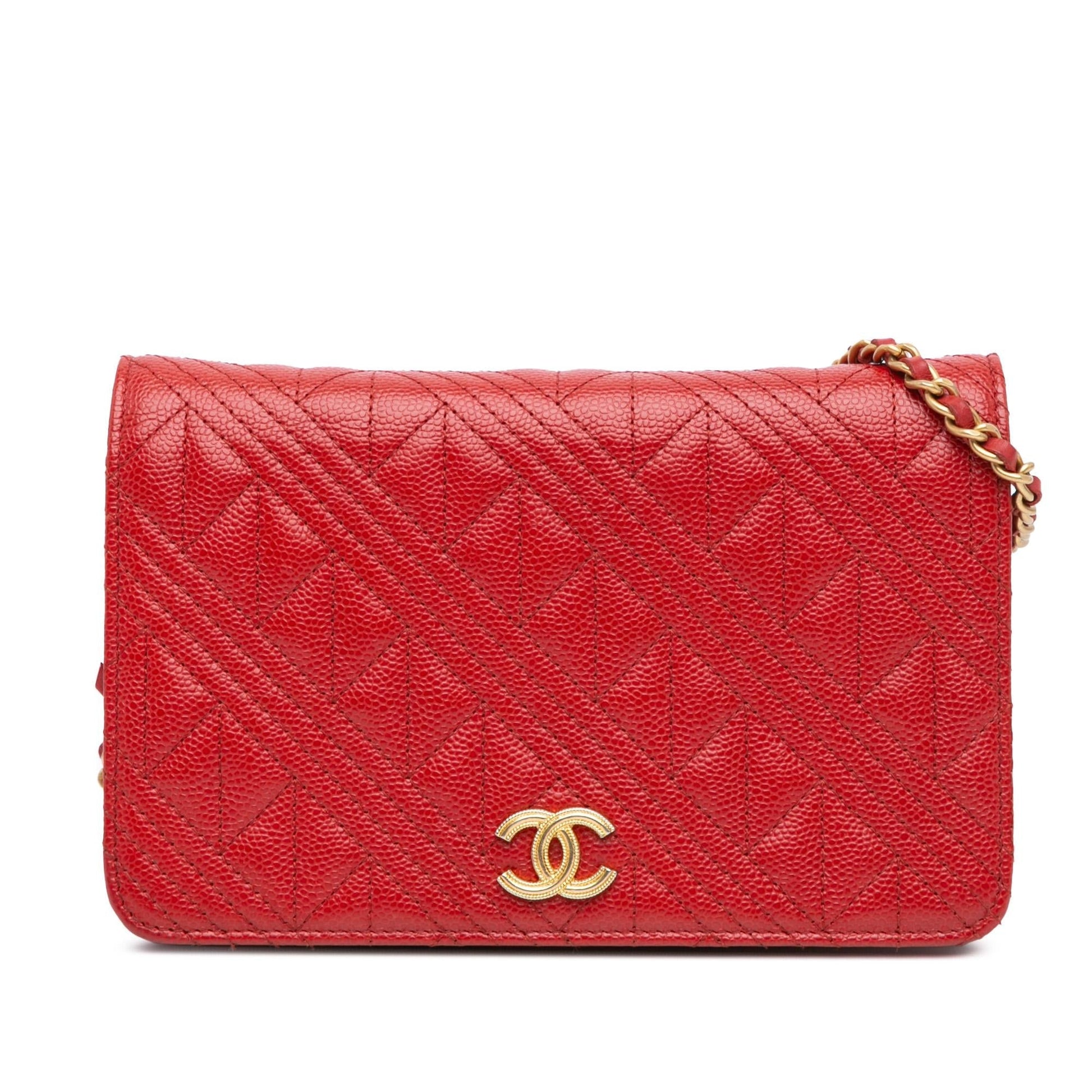 Chanel CC Mixed Quilt Caviar On SHG-EMMEFL Wallet Case