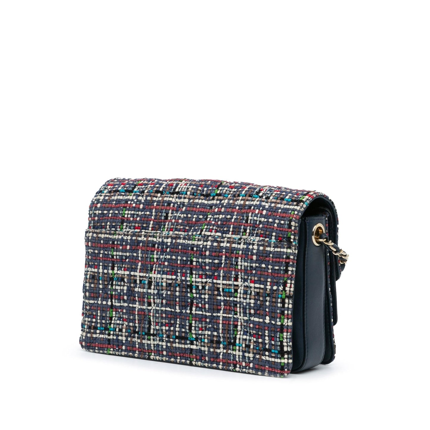 Chanel CC Tweed Double Flap SHG-djHZ7S Multicolor Handbag