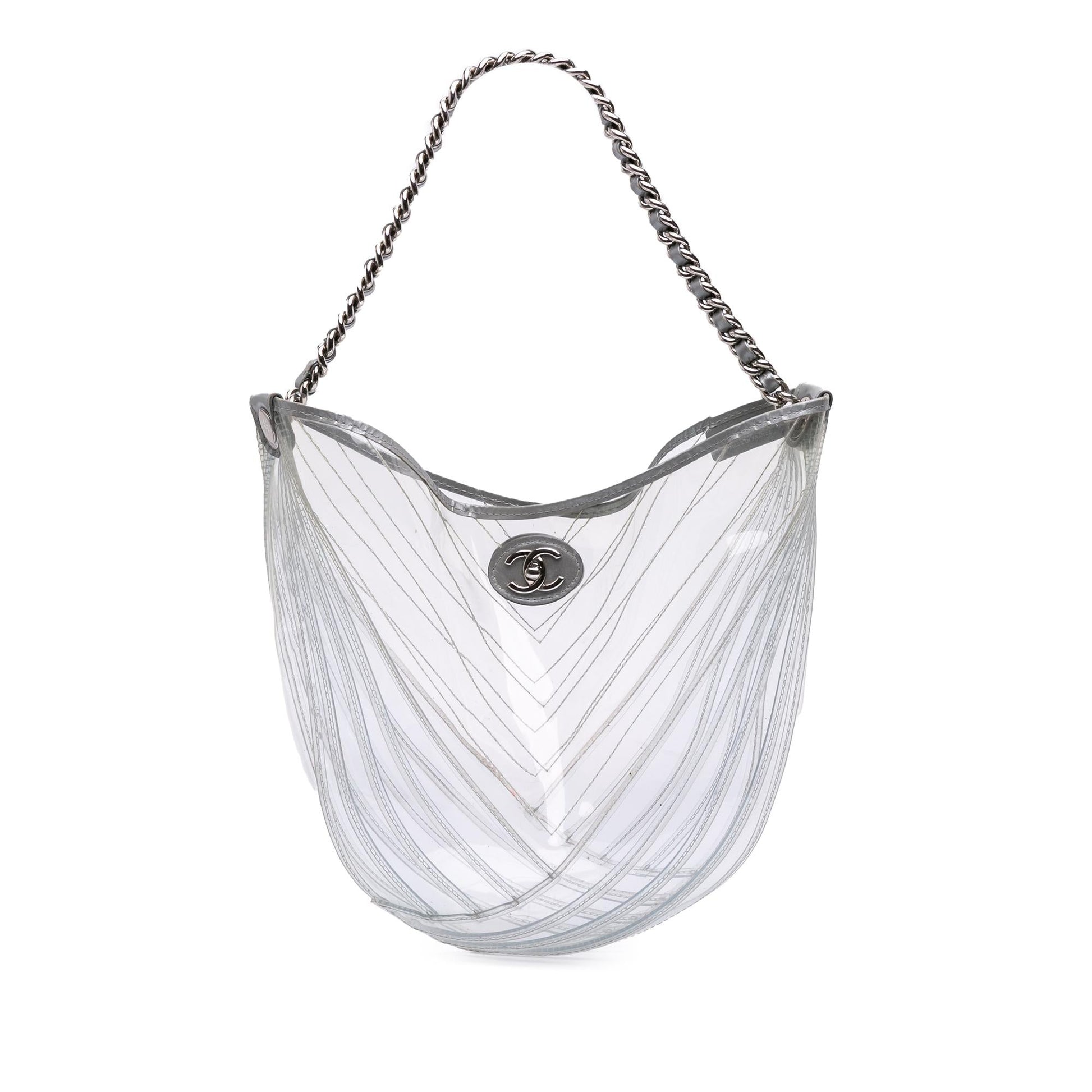 Chanel CC PVC Droplet Hobo Shoulder Bag Hobo 1