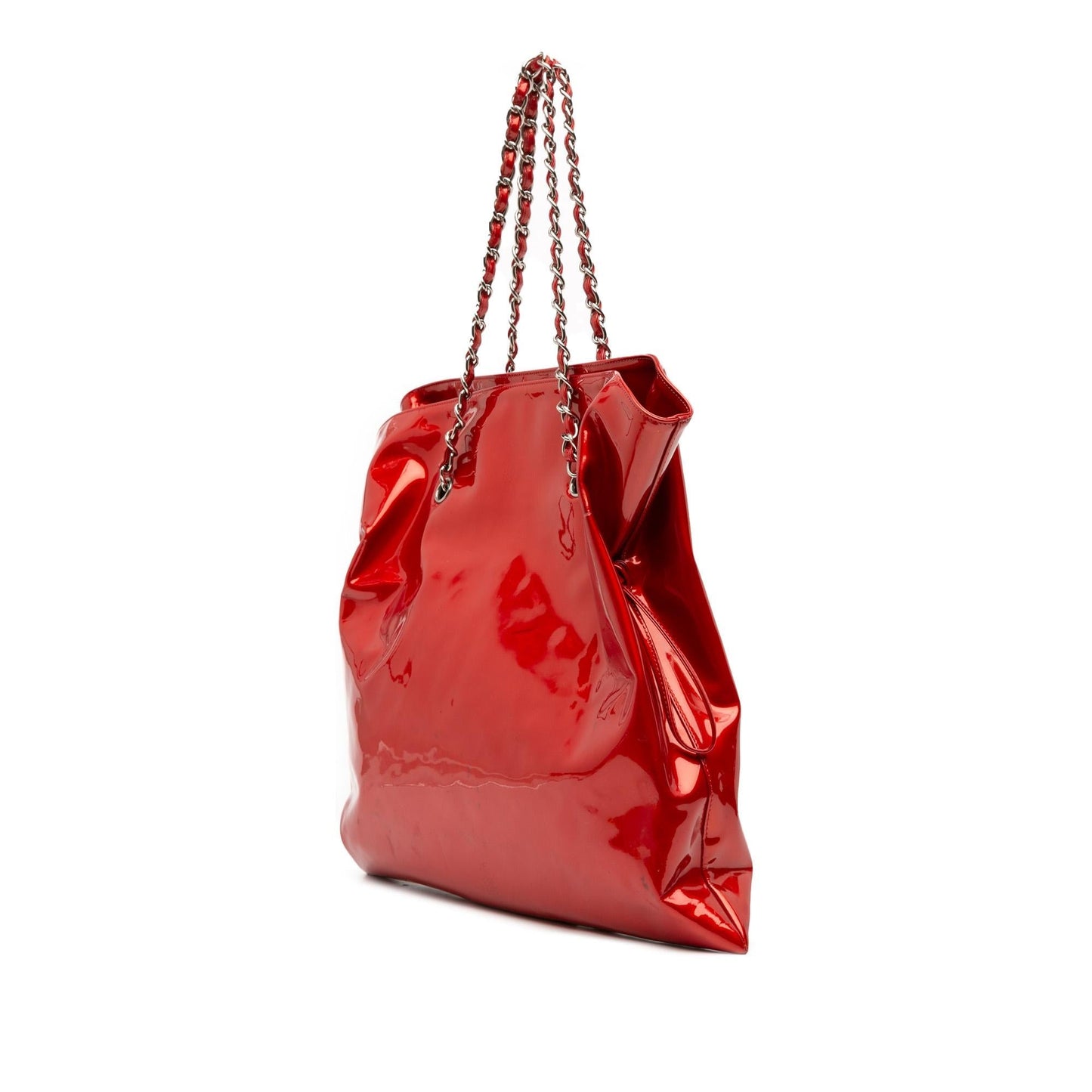Chanel CC Patent Crystal Strass Embellished Bonbons Tote Bag