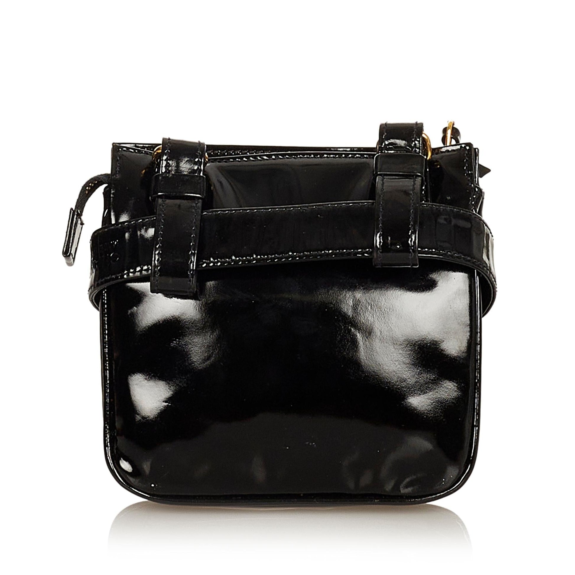 Chanel CC Patent Belt SHG Leather