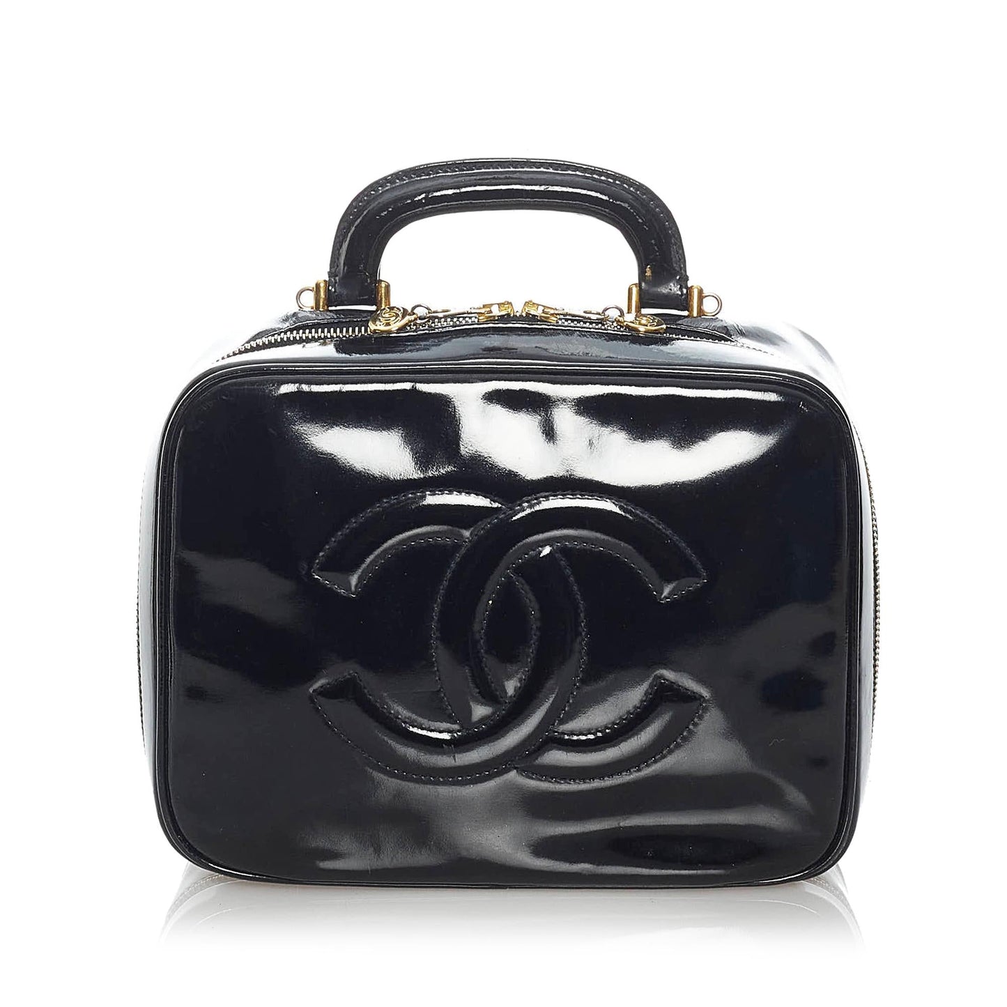 Chanel CC Patent Vanity SHG-iGWuvw Leather Handbag