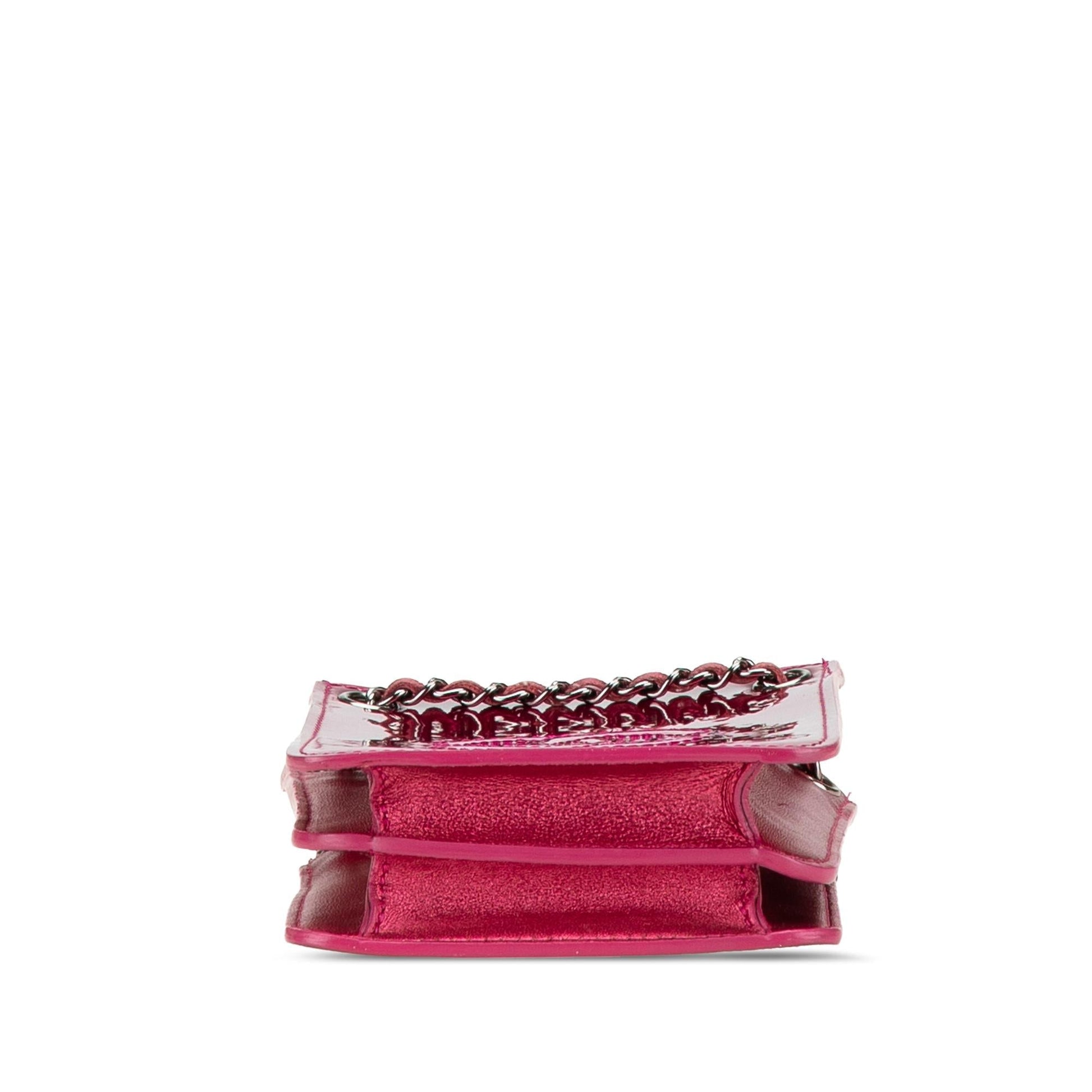 Chanel CC Patent Phone Holder Crossbody Bag