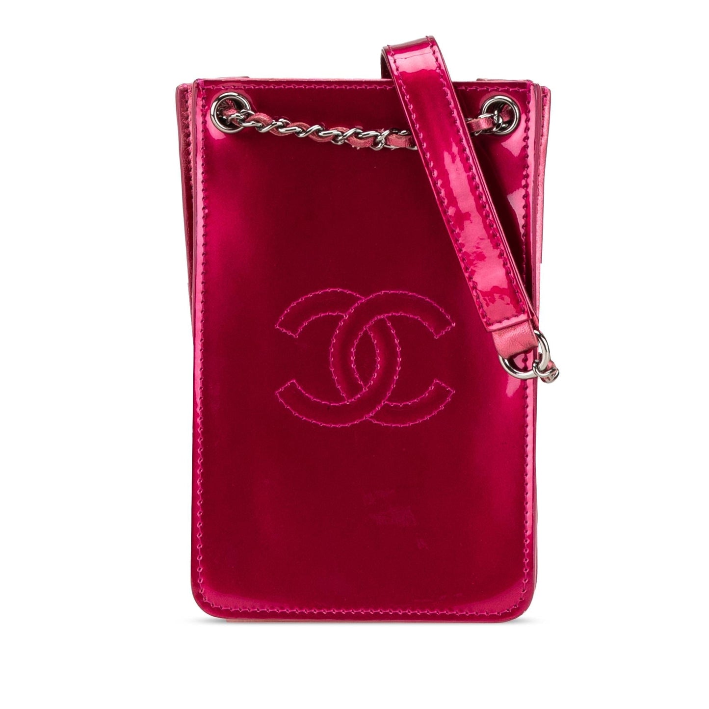 Chanel CC Patent Phone Holder Crossbody Bag Crossbody 2