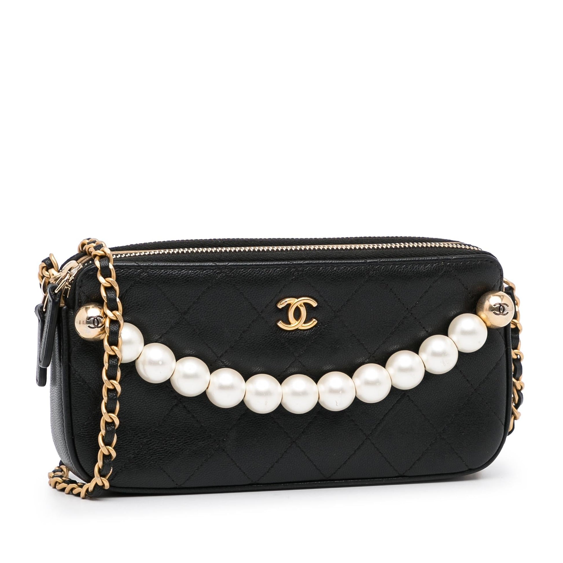 Chanel CC Pearl On SHG-Jcz7Wm Wallet Case