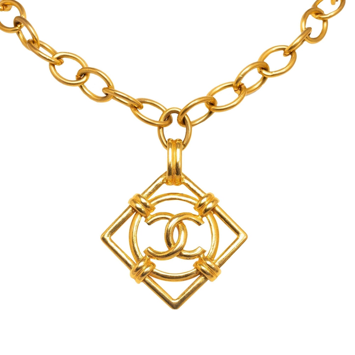 Chanel Cc Pendant Necklace (Shg-Zwra6G)