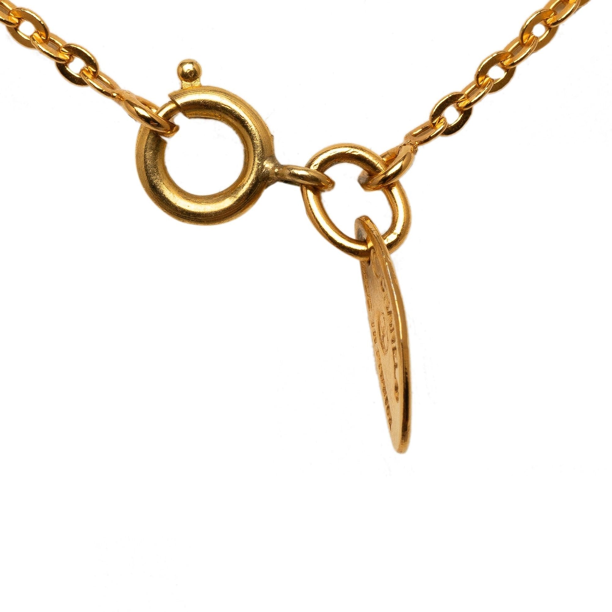 Chanel Cc Pendant Necklace (Shg-Gw9Cir)
