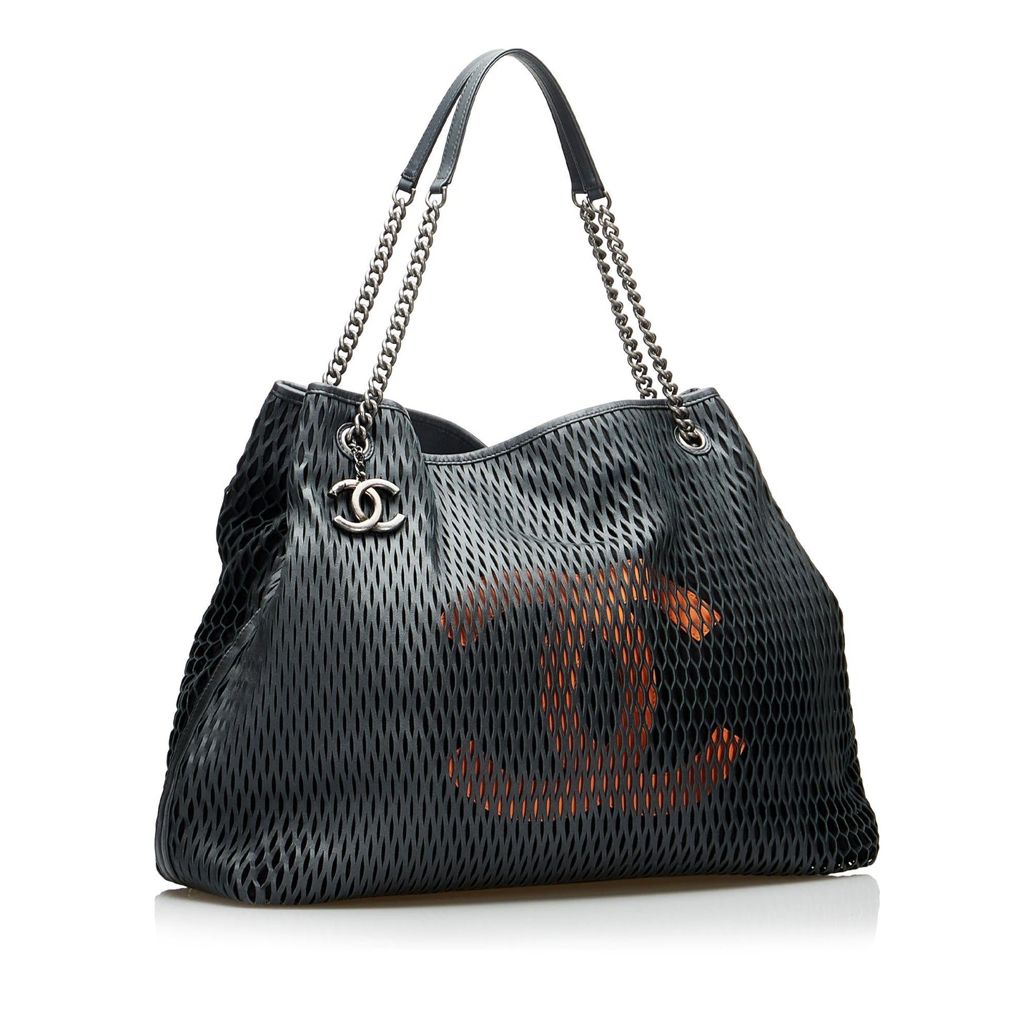 Chanel CC Perforated SHG-gDassU Leather Tote Bag