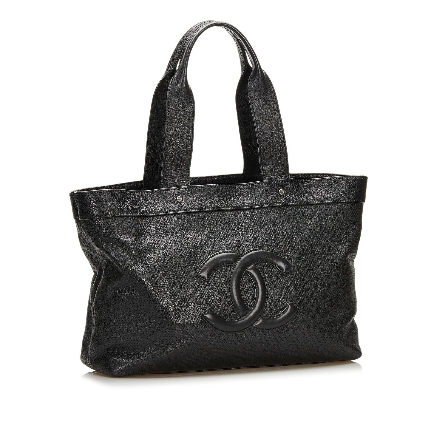 Chanel CC Perforated SHG Tote Bag