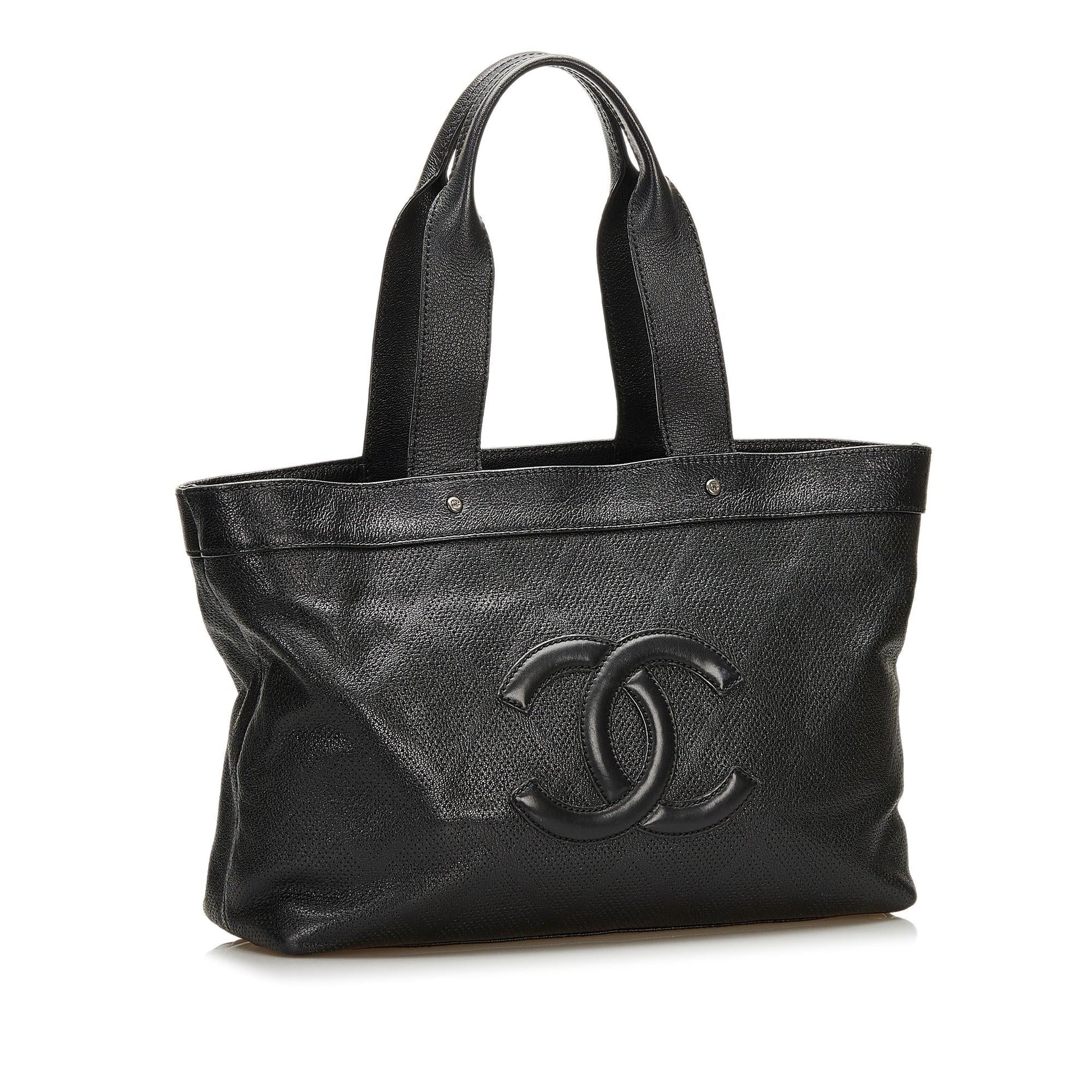 Chanel CC Perforated SHG Tote Bag