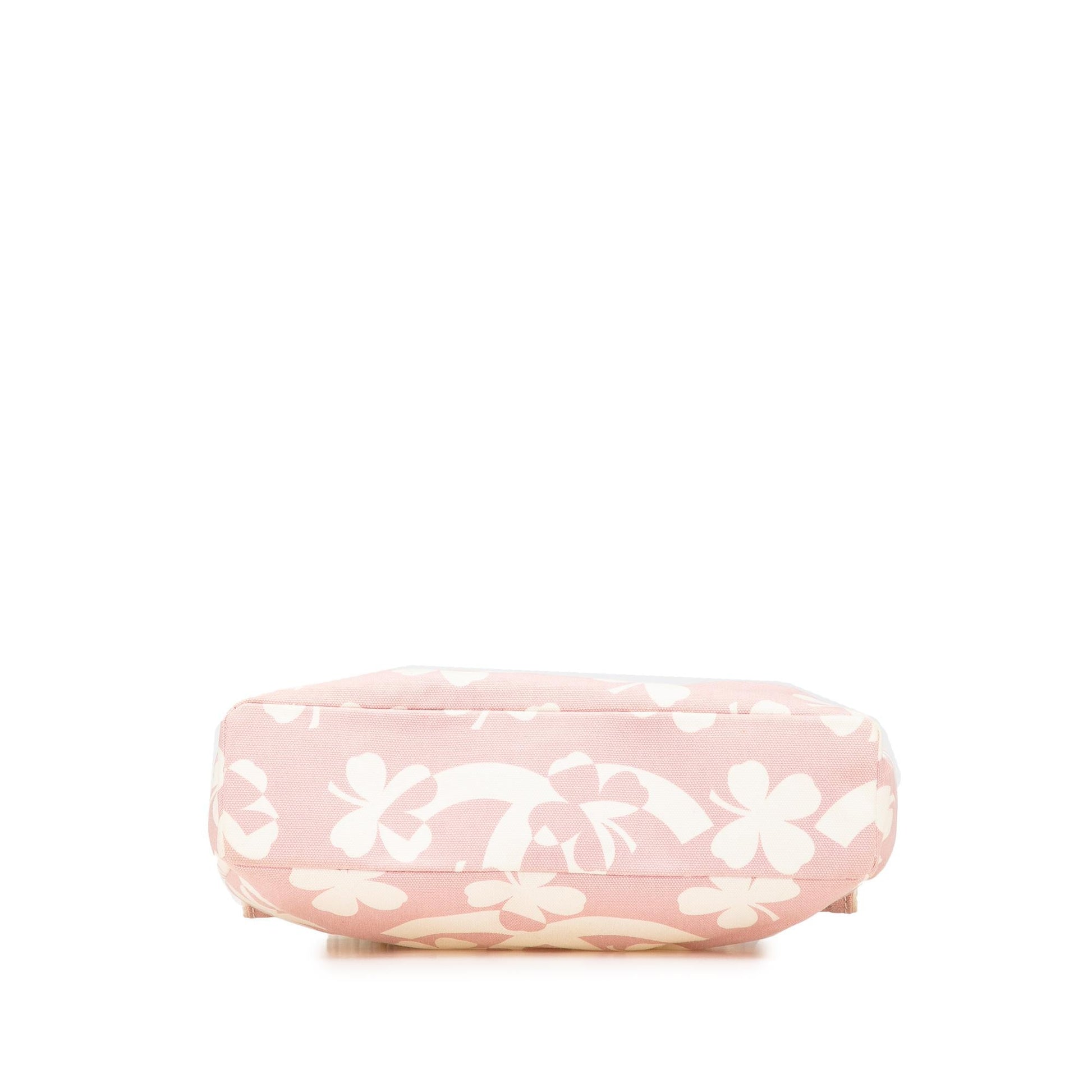 Chanel CC Printed Clover Canvas Shoulder Bag