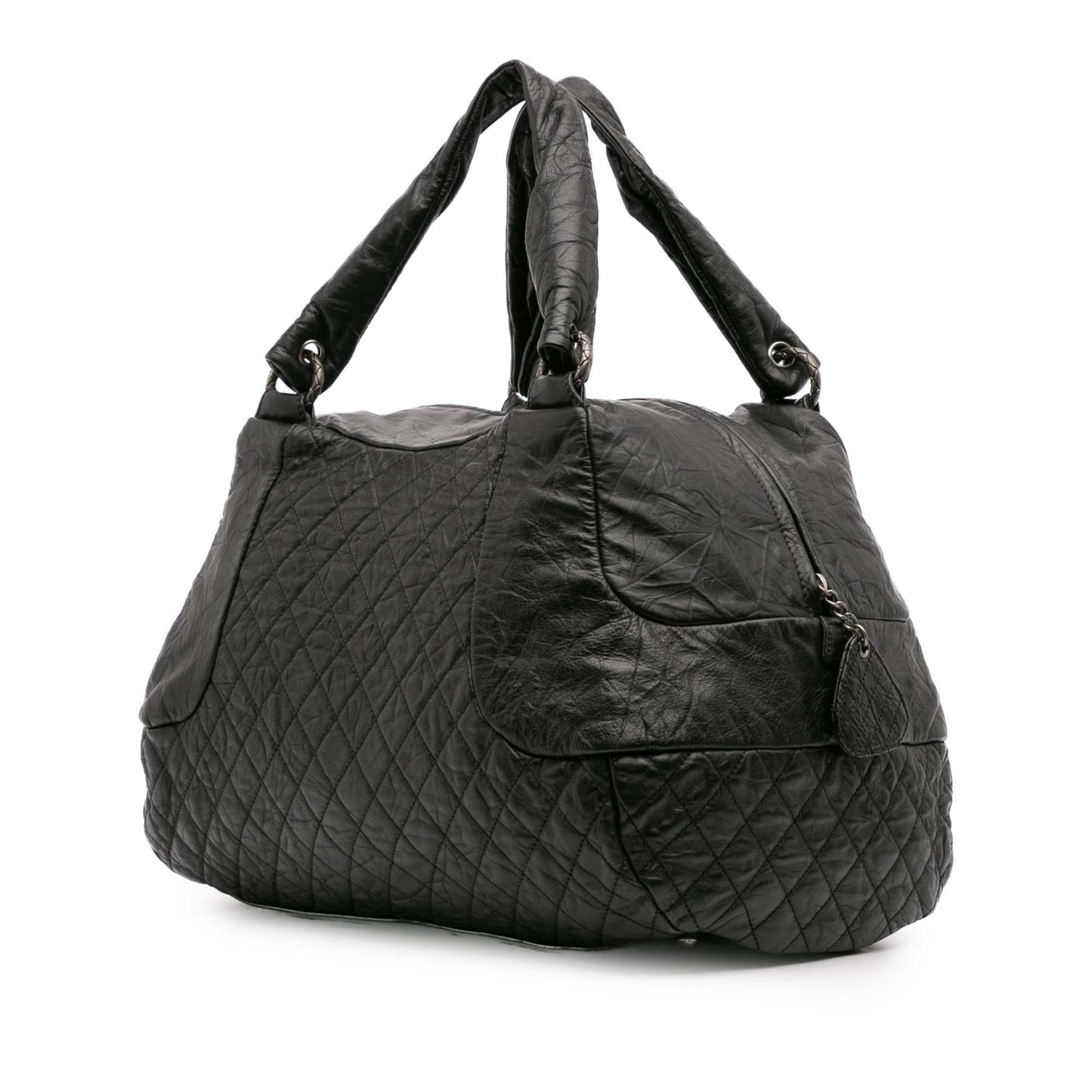 Chanel CC Quilted Aged Calfskin Coco Rider Handbag