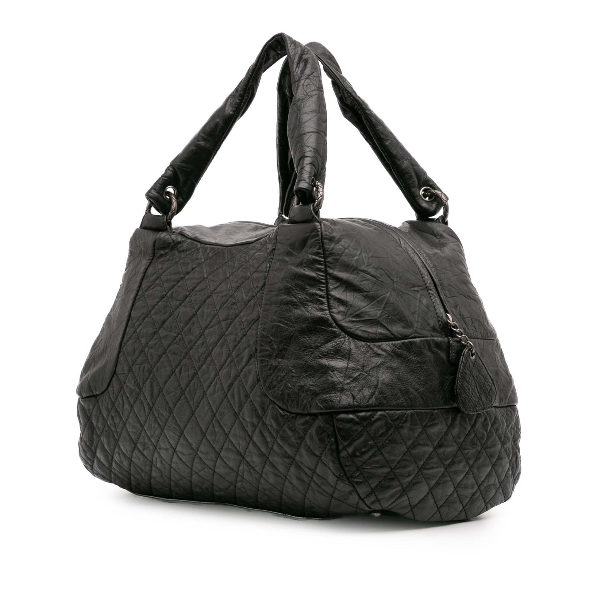 Chanel CC Quilted Aged Calfskin Coco Rider Handbag
