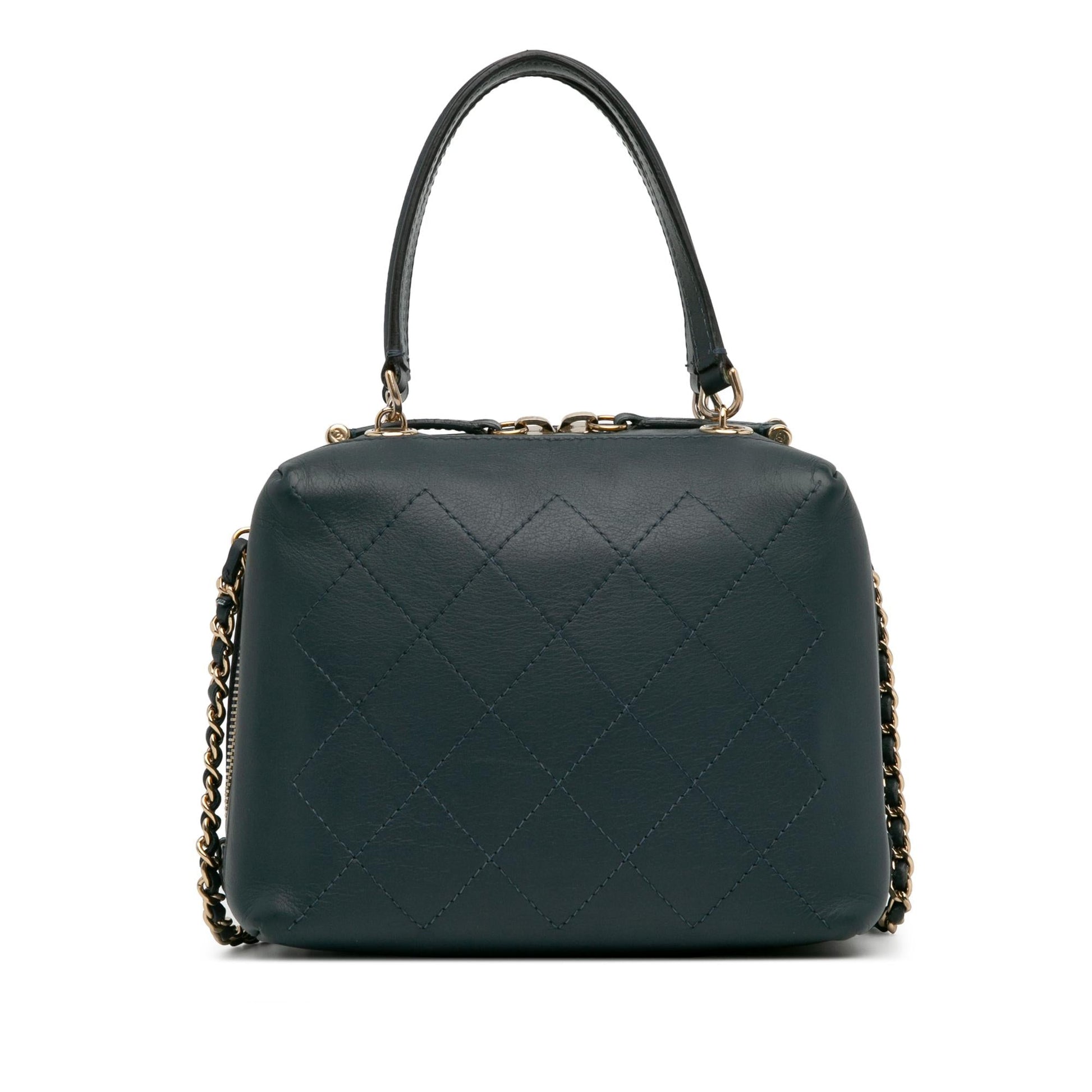 Chanel Cc Quilted Bullskin Vanity Case (Shg-3Wgpyn) Bag