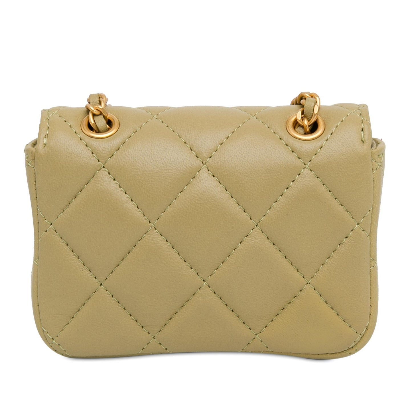 Chanel CC Quilted Calfskin Belt SHG-WnVN3d